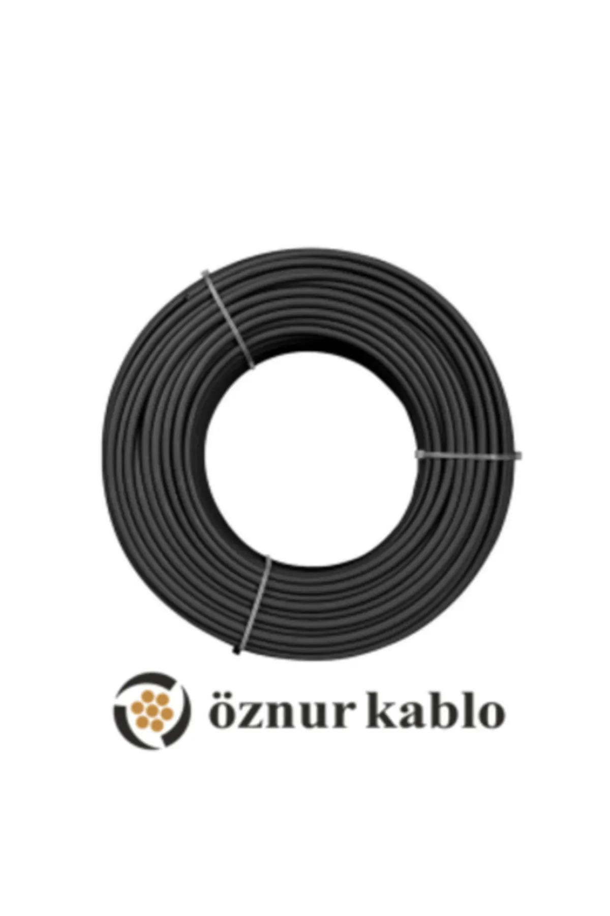 30 Metre Öznur 6 MM Solar Kablo H1Z2Z2-K Siyah (FOTOVOLTAİK)