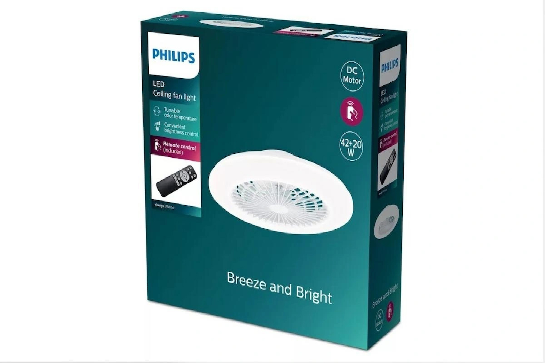Philips Amigo 42+20W Fanlı Vantilatör Tavan Lambası