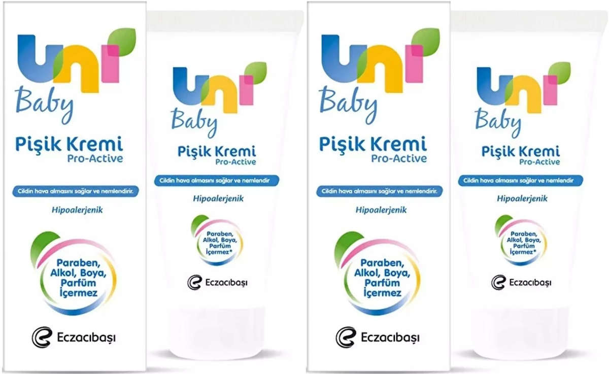 Uni Baby Pişik Kremi 75ML (2 Li Set)