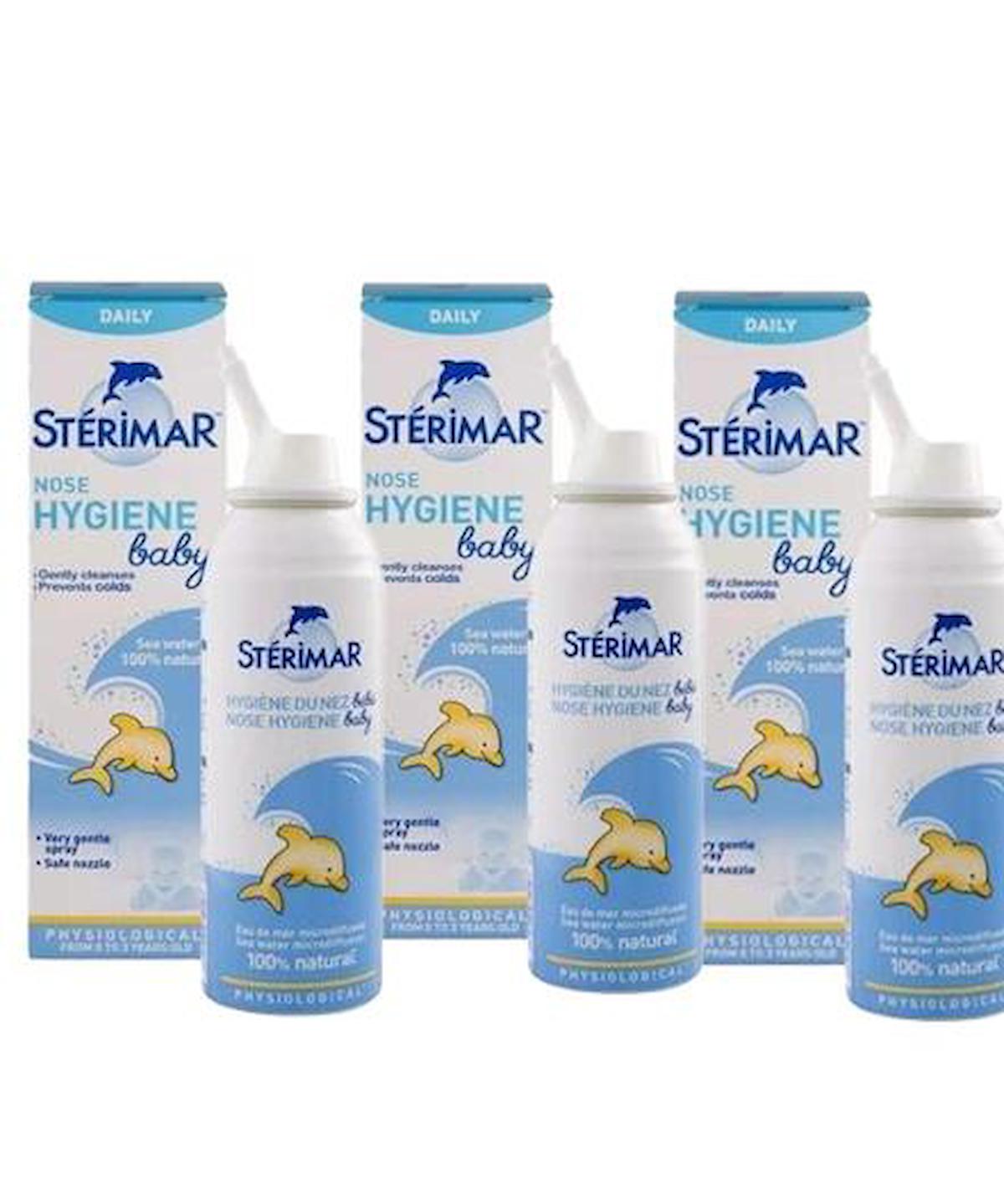 Sterimar Burun Spreyi Nose Hygiene Bebe 100 ml 3 Adet