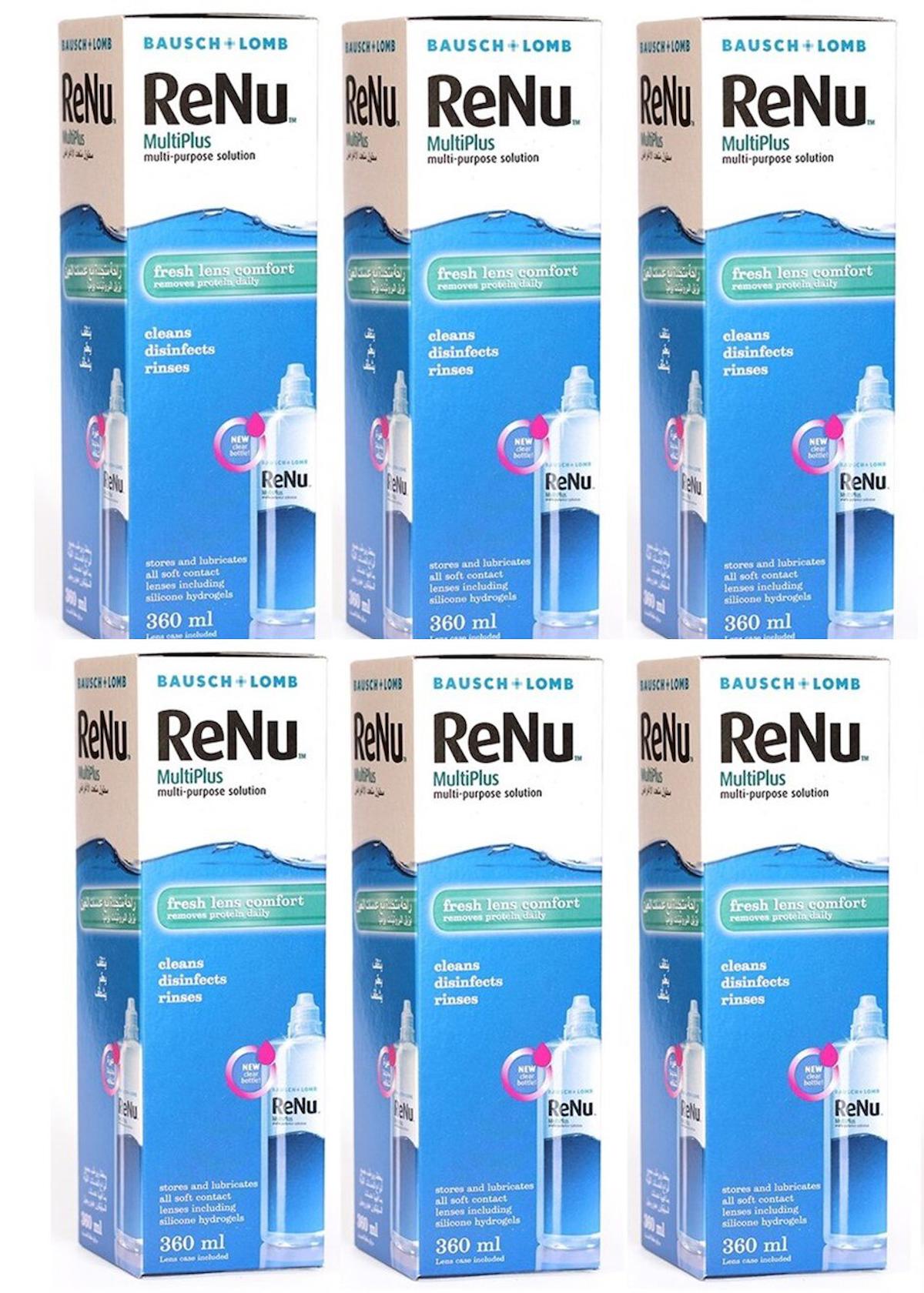 Renu Advanced Çok Amaçlı Lens Solüsyonu 360 ml 3 Adet