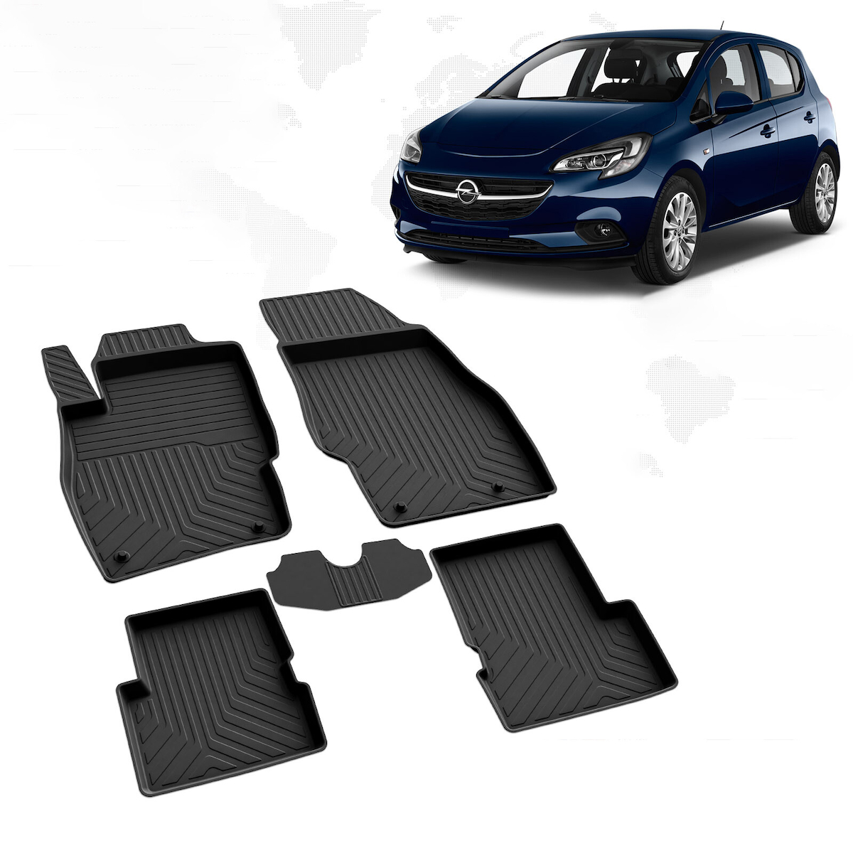 Opel Corsa E 4D Havuzlu Paspas 2014-2019 A+Kalite