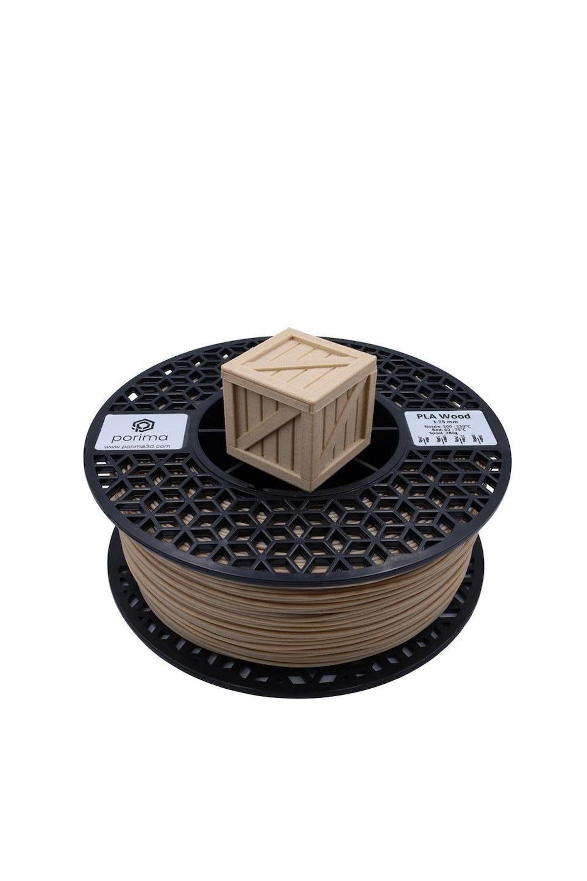 Porima PLA Wood® Filament Ahşap 1,75mm 1kg