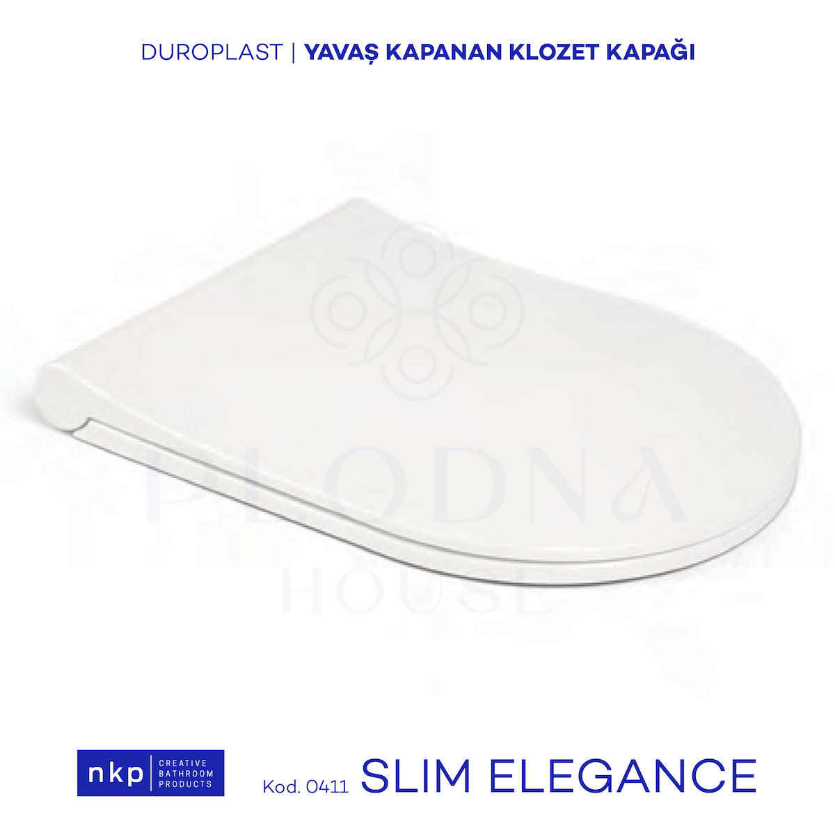 Plodna House Slim Elegance Yavaş Kapanan Klozet Kapağı