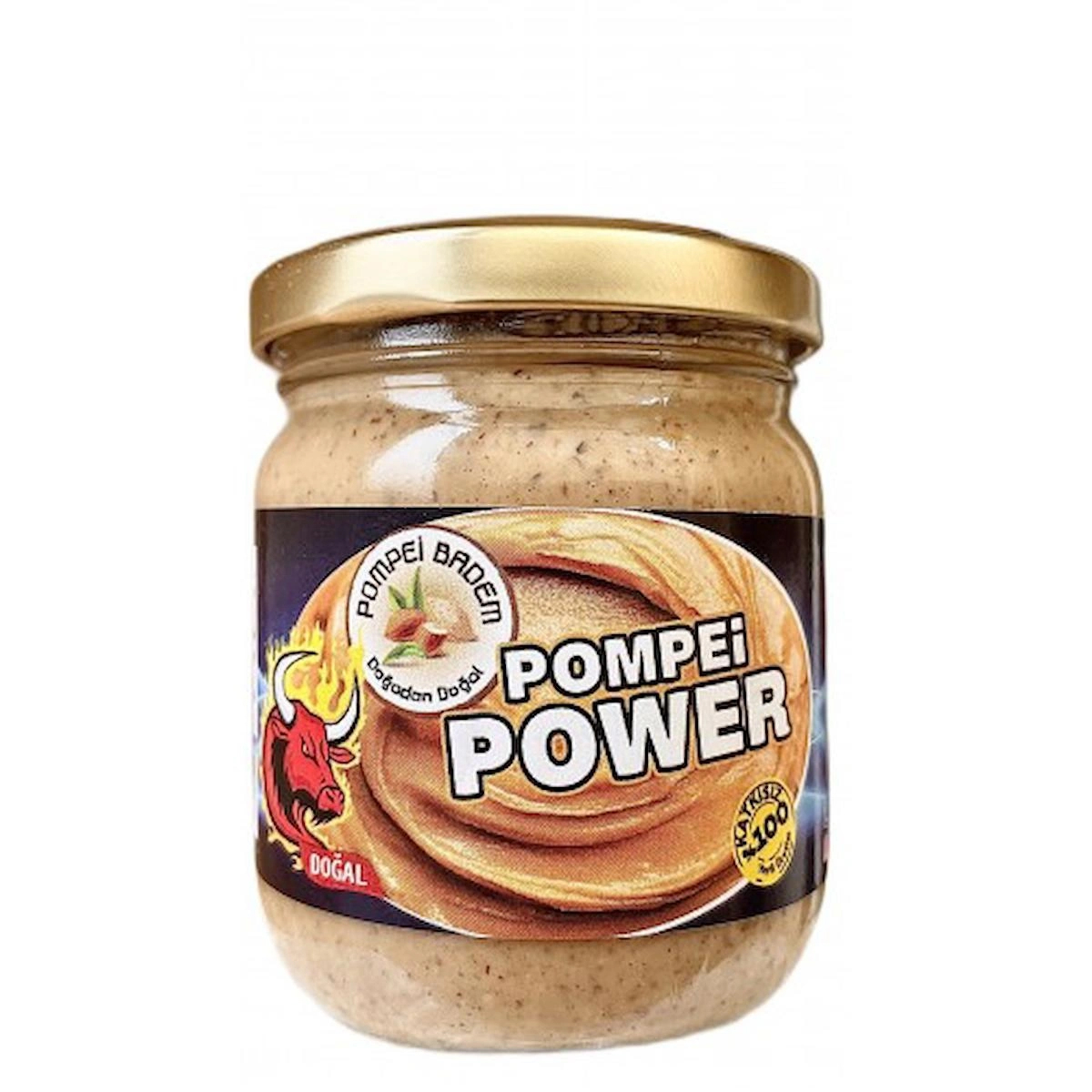 200 GR Pompei Power (BADEM+FINDIK+FISTIK+KAJU) %100 Katkısız Şekersiz Organik Doğal Glutensiz