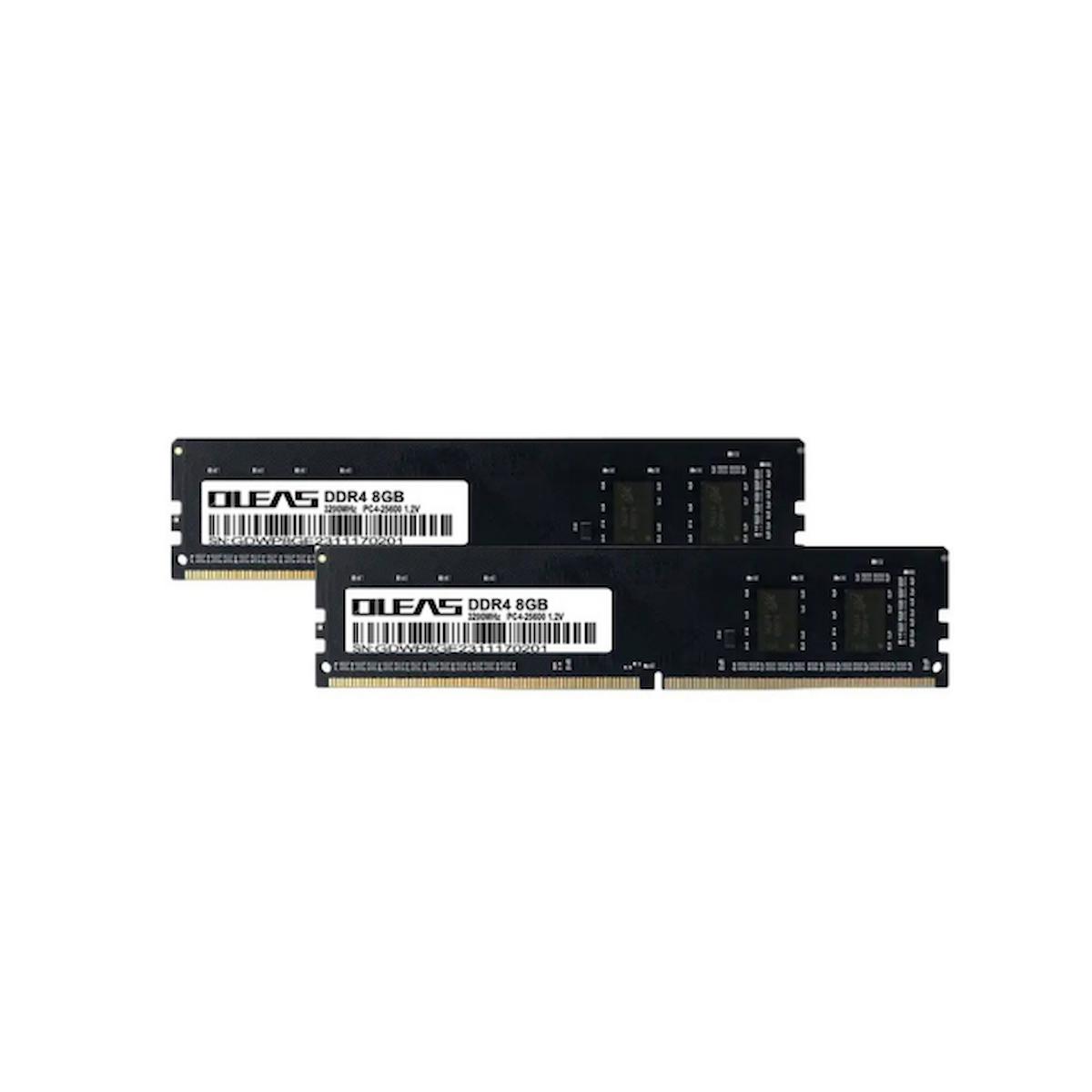 Oleas PR3200PCD4C2-16G 16gb (2X8) DDR4 3200Mhz Masaüstü Ram