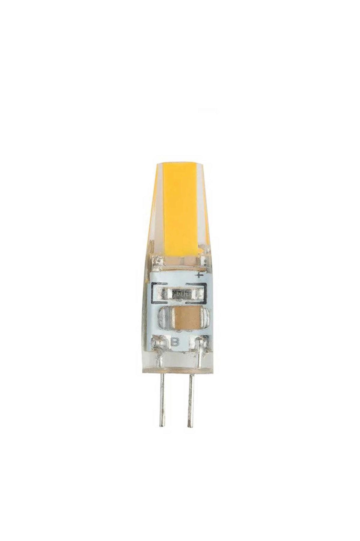 3 Adet 4W 220V G4 Duy Led Kapsül Ampul 6500K Beyaz Işık KES008