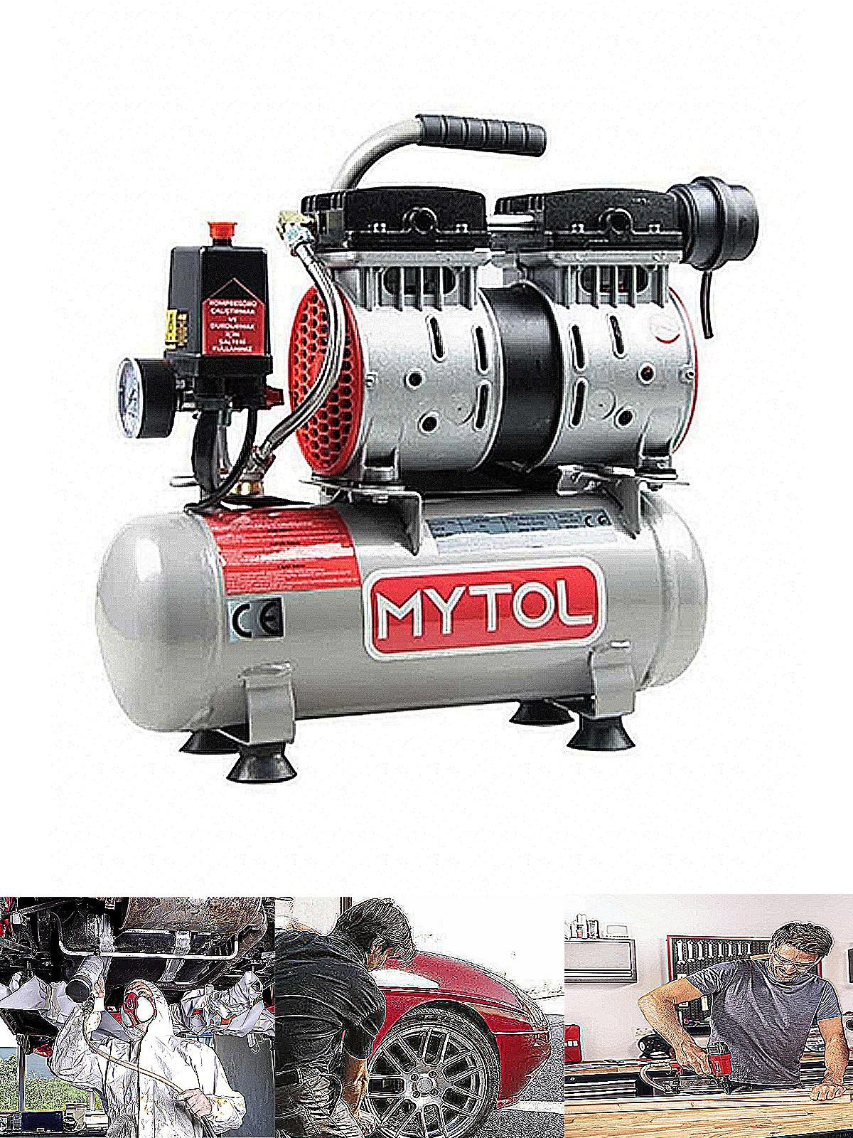 Rowermax Mytol EWS06 0.5Hp 6L Yüksek Hızlı Yağsı Sessiz Kompresör