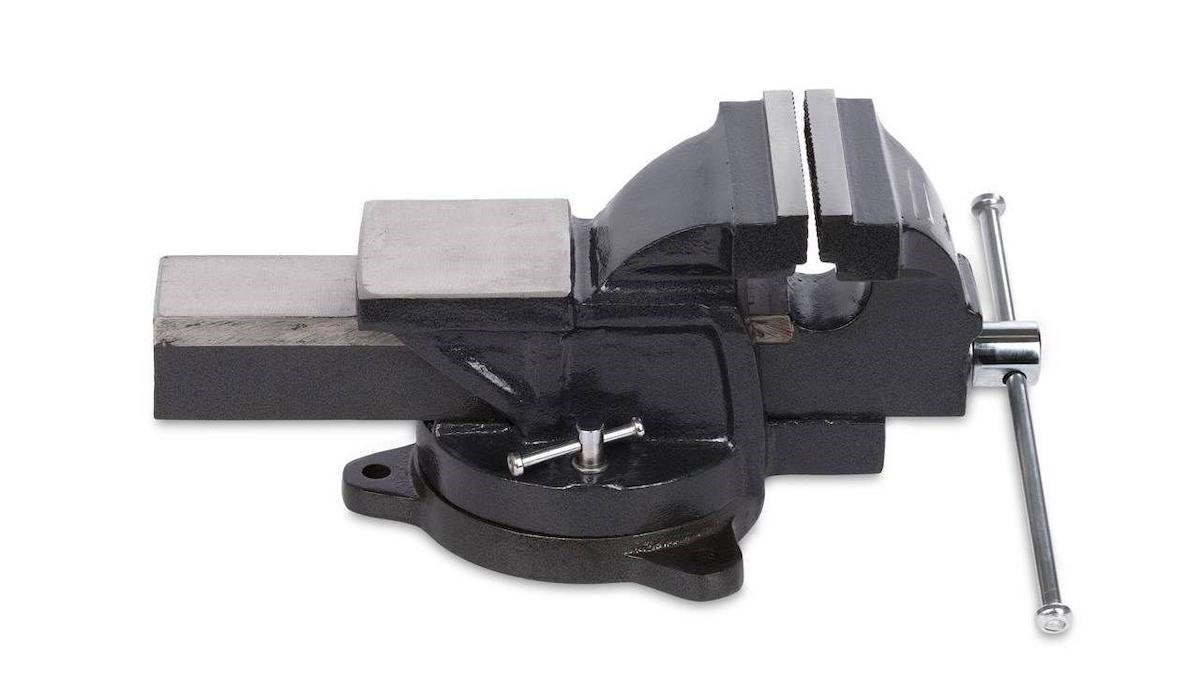 Anadolu Strong Büyük Boy 125mm 5" 360" Dönerli Taban Dövme Çelik Sabit Tezgah Masa Mengenesi
