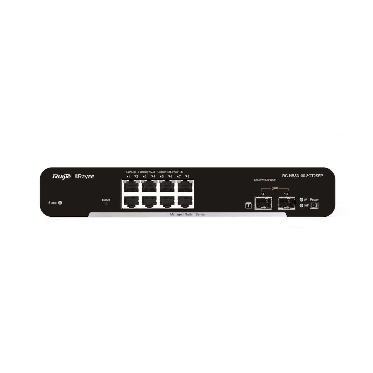 Ruijie Reyee RG-NBS3100-8GT2SFP 8 Port Gigabit 2 Port Gigabit SFP L2 Yönetilebilir Switch