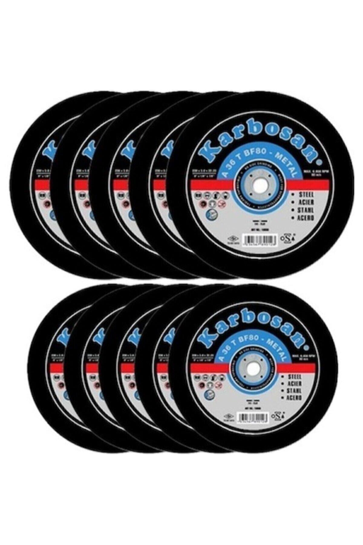 115 X 3 X 22.23 Metal Kesme Taşı Düz 10'lu