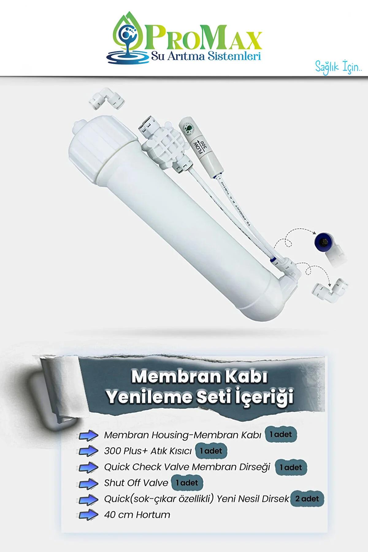 Membran Yenileme Kiti - Membran Kabı, Flow, Shut Off Hazır Set