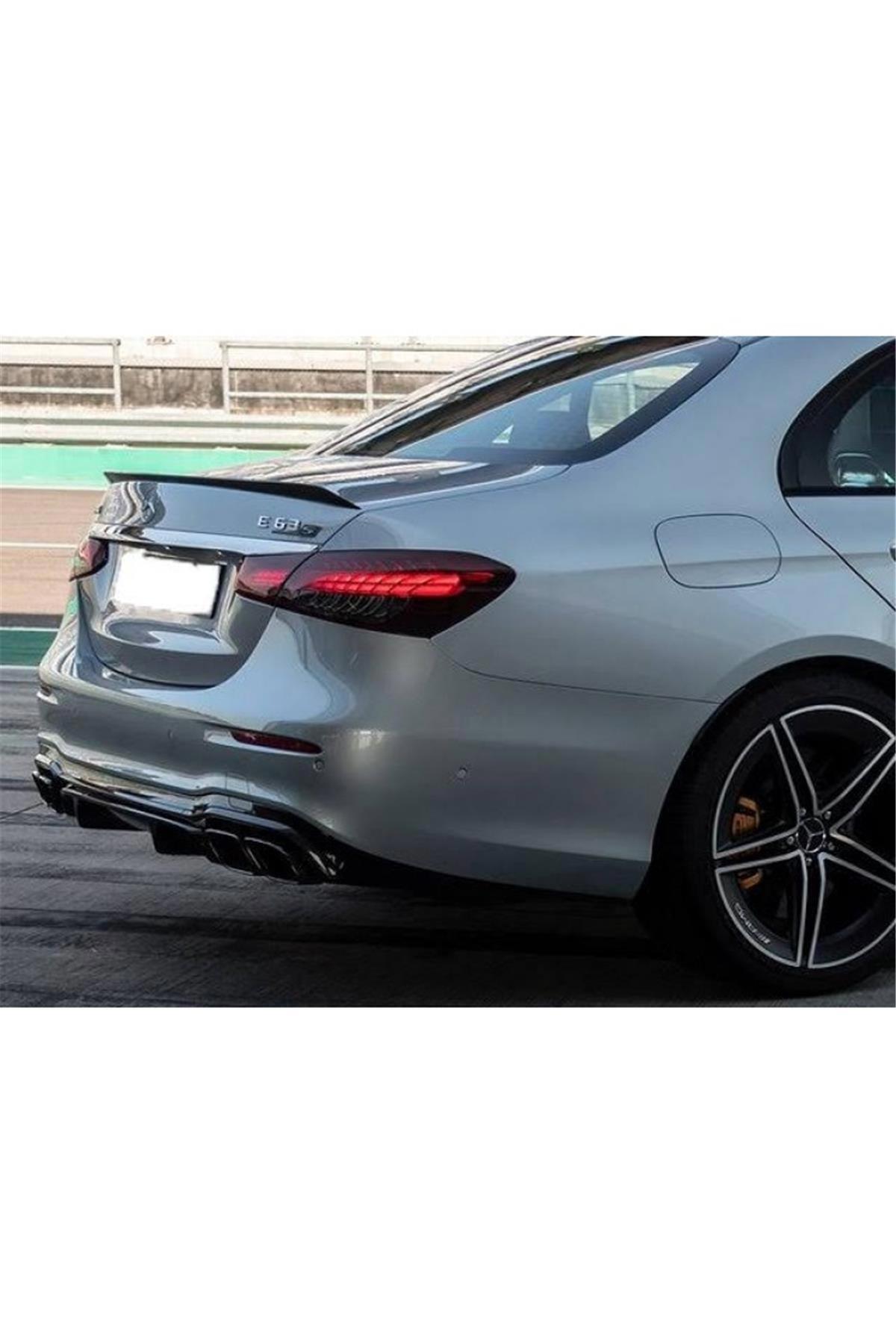 Mercedes W213 E63 Style Plastik 2016-2019 Spoiler Uyumlu