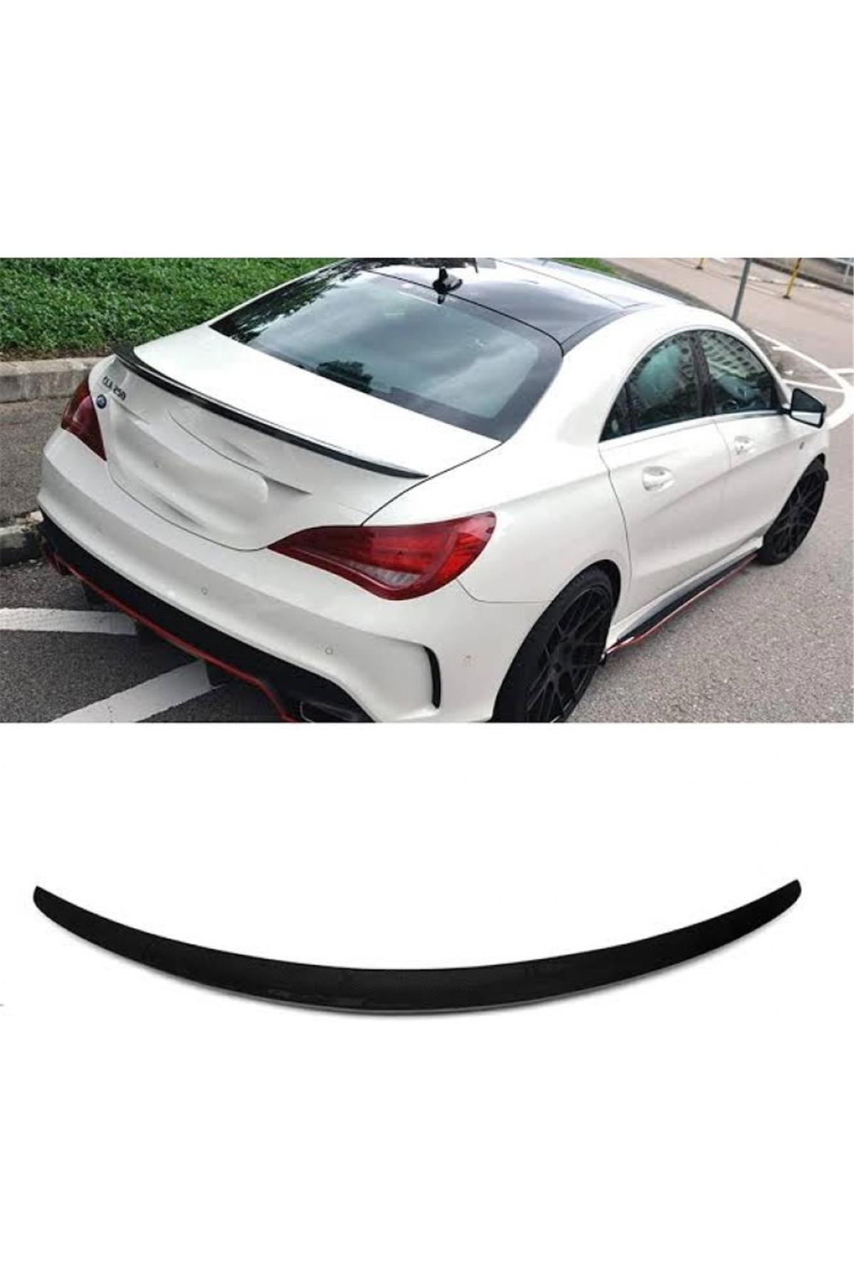 Mercedes W117 Cla45 Style Bagaj Üstü Plastik 2012-2018 Spoiler Uyumlu