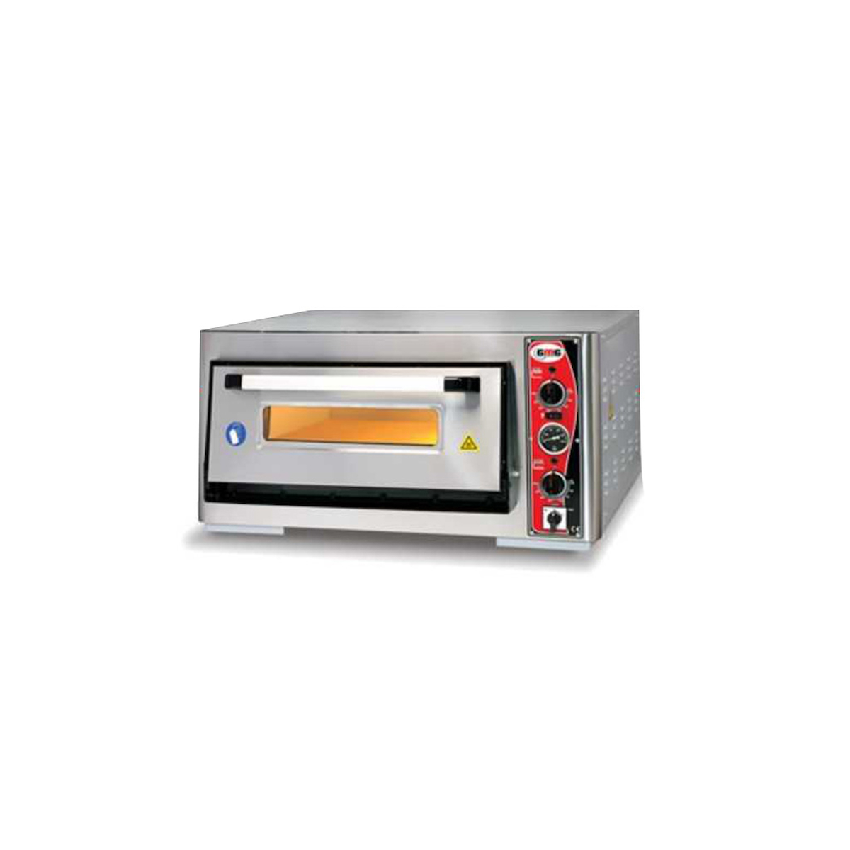 Gmg PF7070E  Pizza Fırını PF7070E Tek Katlı-380 V-içi 70x70 cm