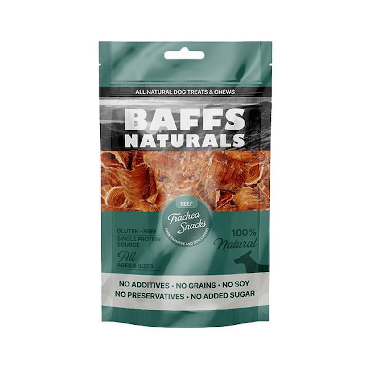 Baffs Naturals Dana Gırtlak Atıştırmalık Köpek Ödül Maması 100 Gr