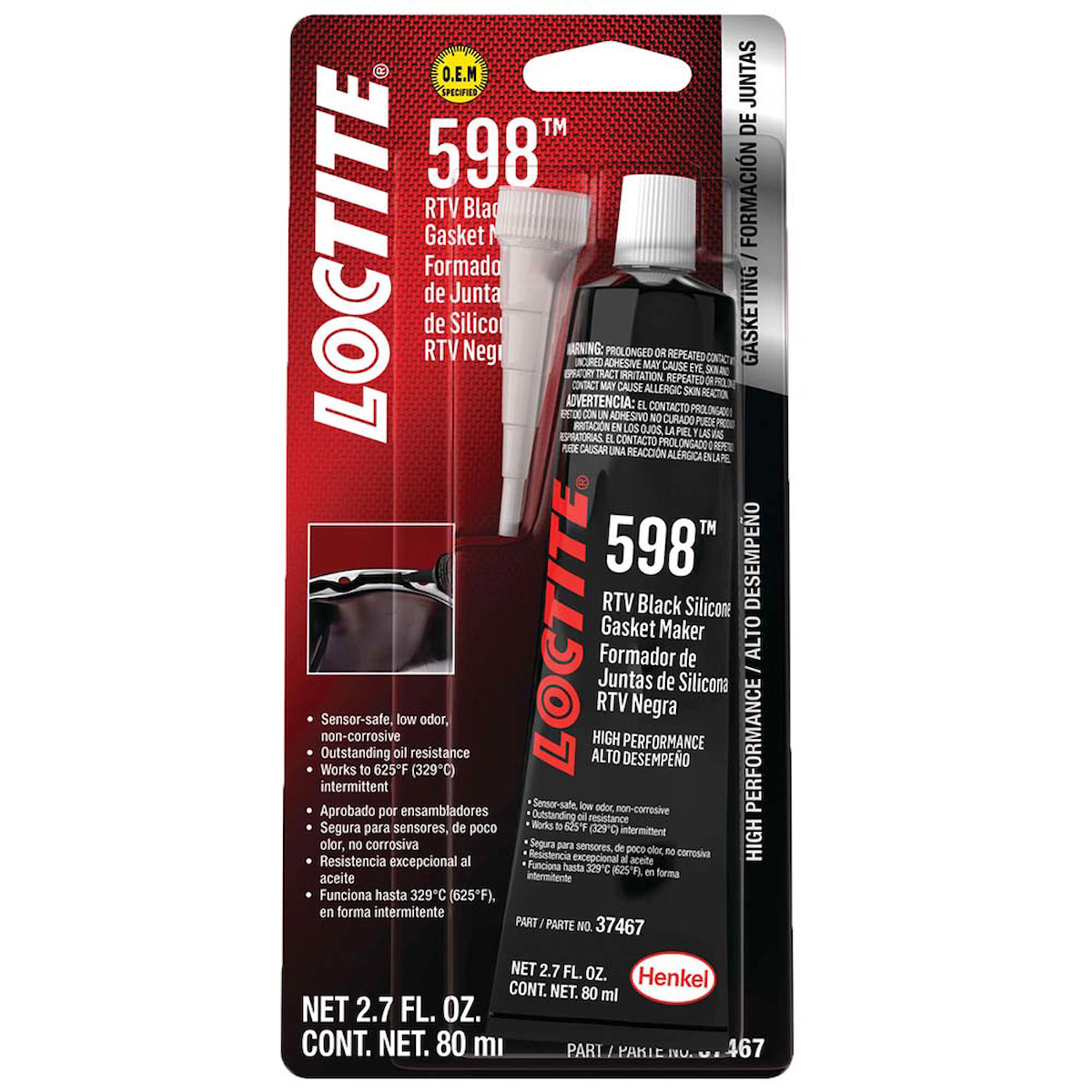 Sıvı Conta Süper Siyah 80Ml Loctite 491985