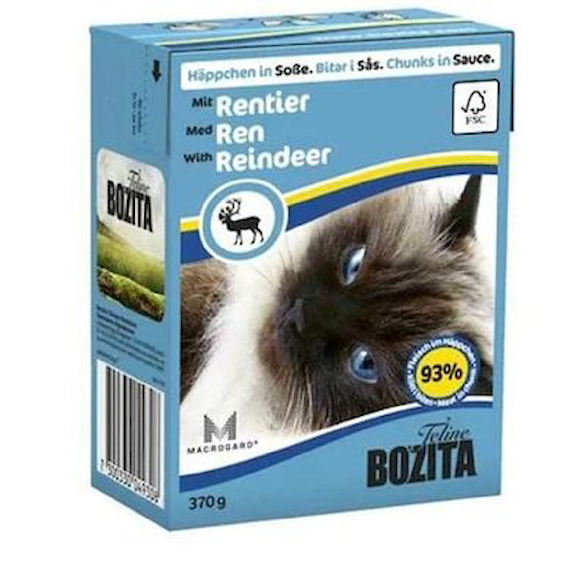 Bozita Ren Geyik Etli Yetişkin Konserve Kedi Maması 370 Gr