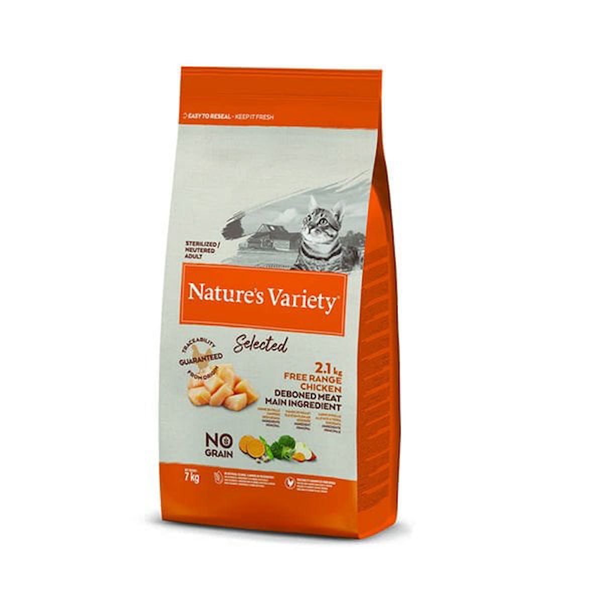 Nature's Variety Selected Tavuklu Tahılsız Kısırlaştırılmış Yetişkin Kedi Maması 1.25 Kg