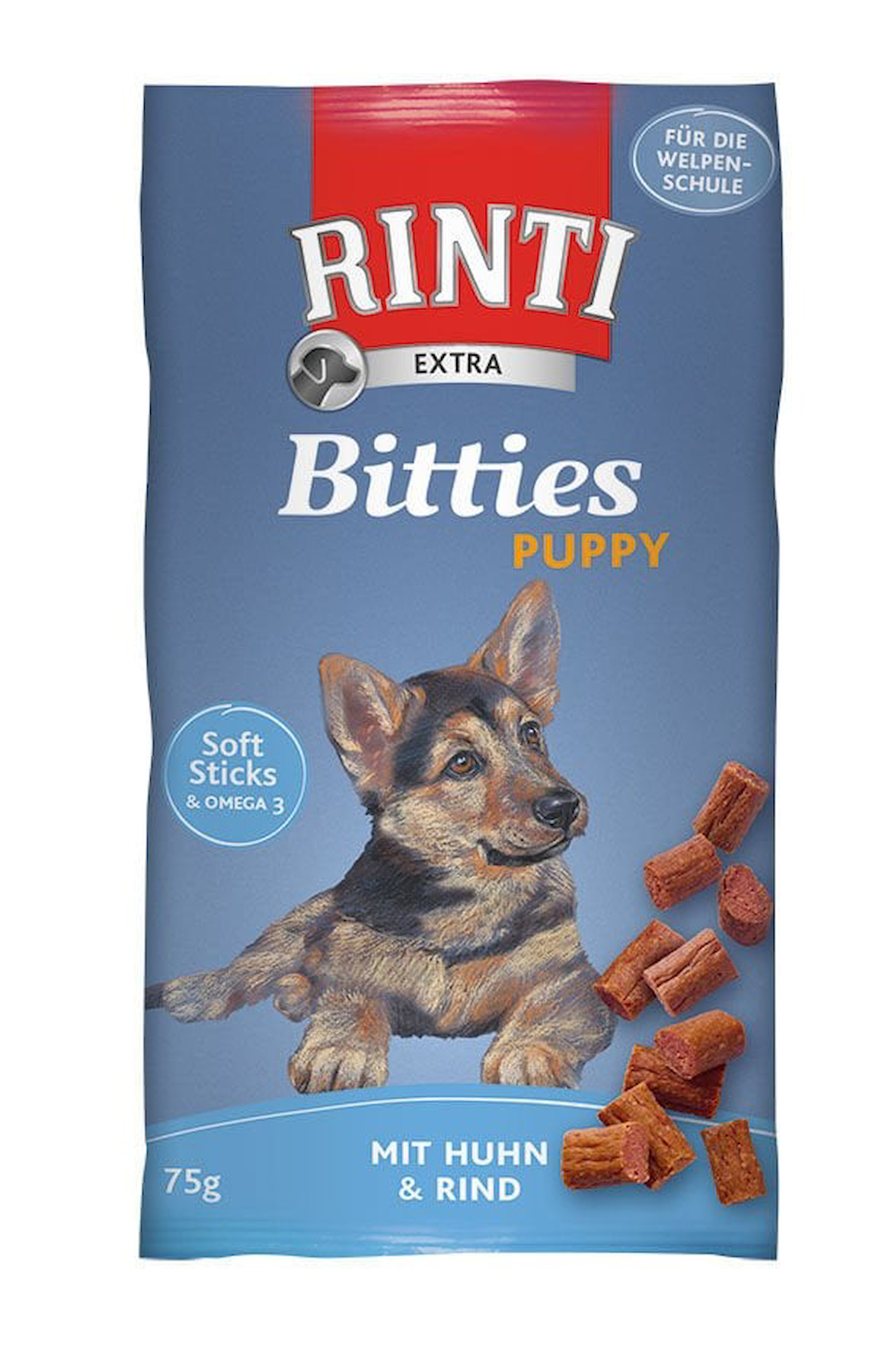 Rinti Extra Tavuk ve Sığır Etli Yavru Köpek Ödül Maması 75 Gr