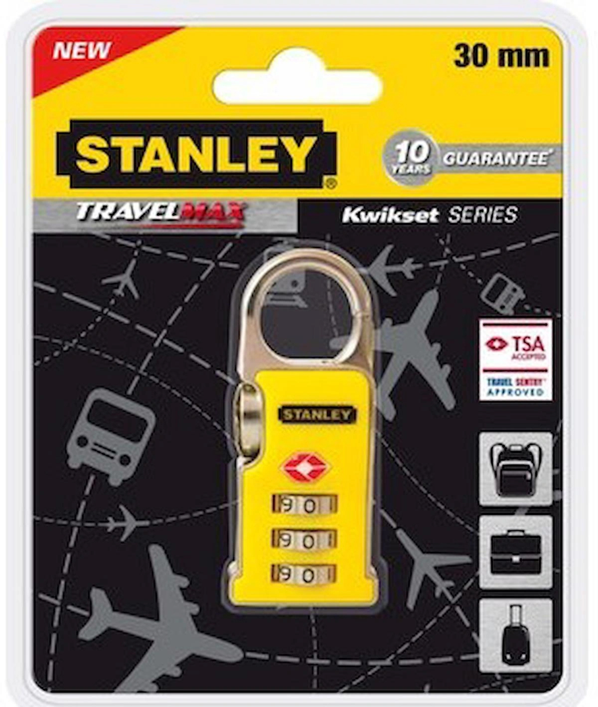 Stanley (S742-063) 3 şifreli kilit