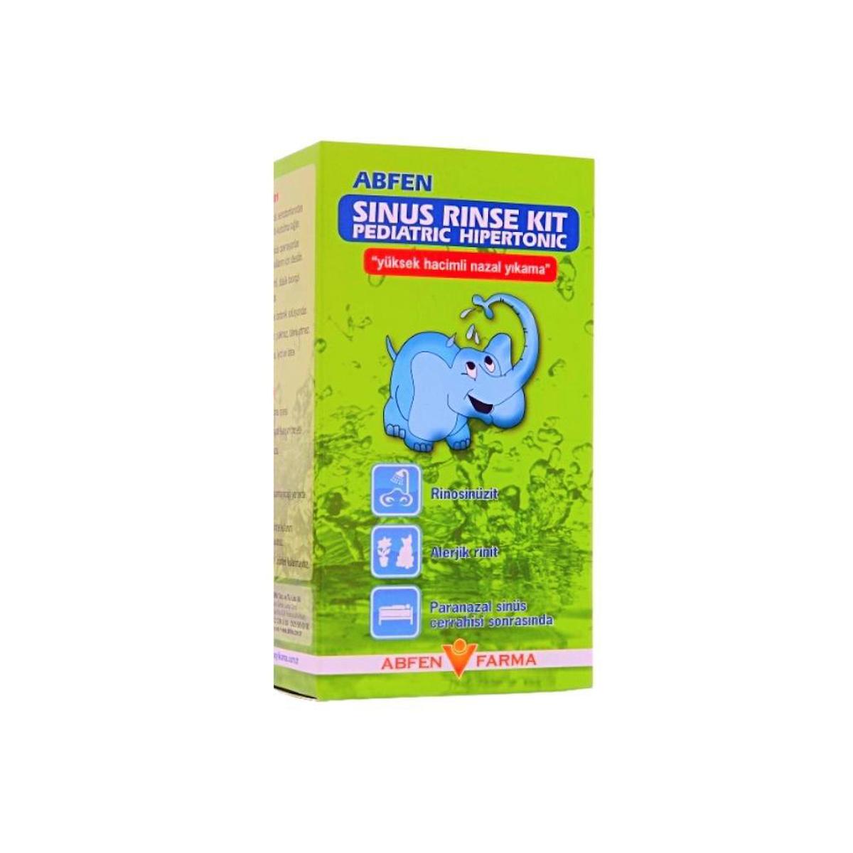 Abfen Sinus Rinse Kit Pediatric Hipertonic Yüksek Hacimli Nazal Yıkama