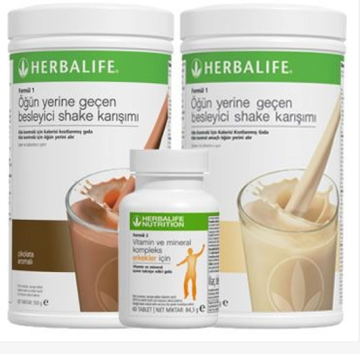 Erkeklere Özel Kilo Alma Seti (2 adet Shake + Erkek Vitamin)