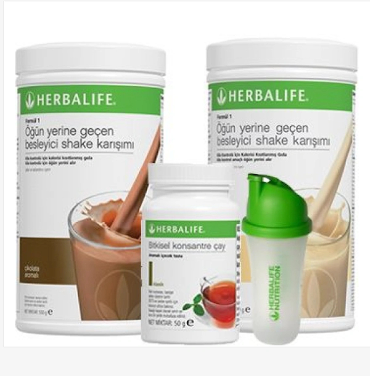 Herbalife Başlangıç Seti (2 adet Shake + 50 Gr Konsantre çay)