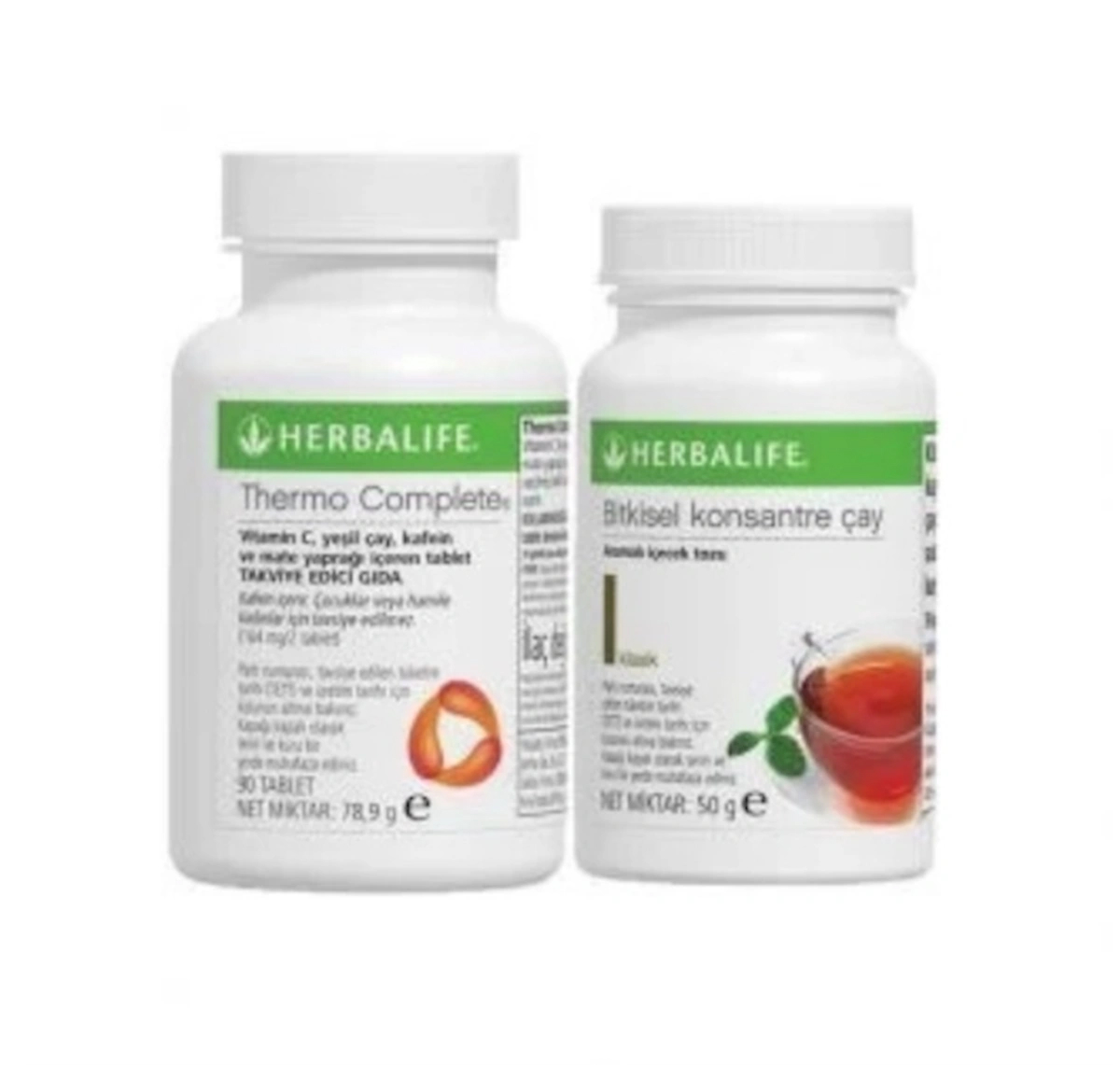 Herbalife  İkili Destek (1 adet 50 gr Konsantre çay - 1 adet Thermo Complete)