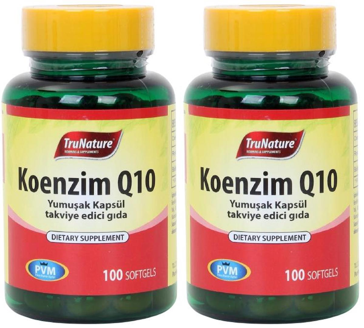 Trunature Coenzyme Q10 2x100 Softgel Koenzim Royal Jelly Omega 3