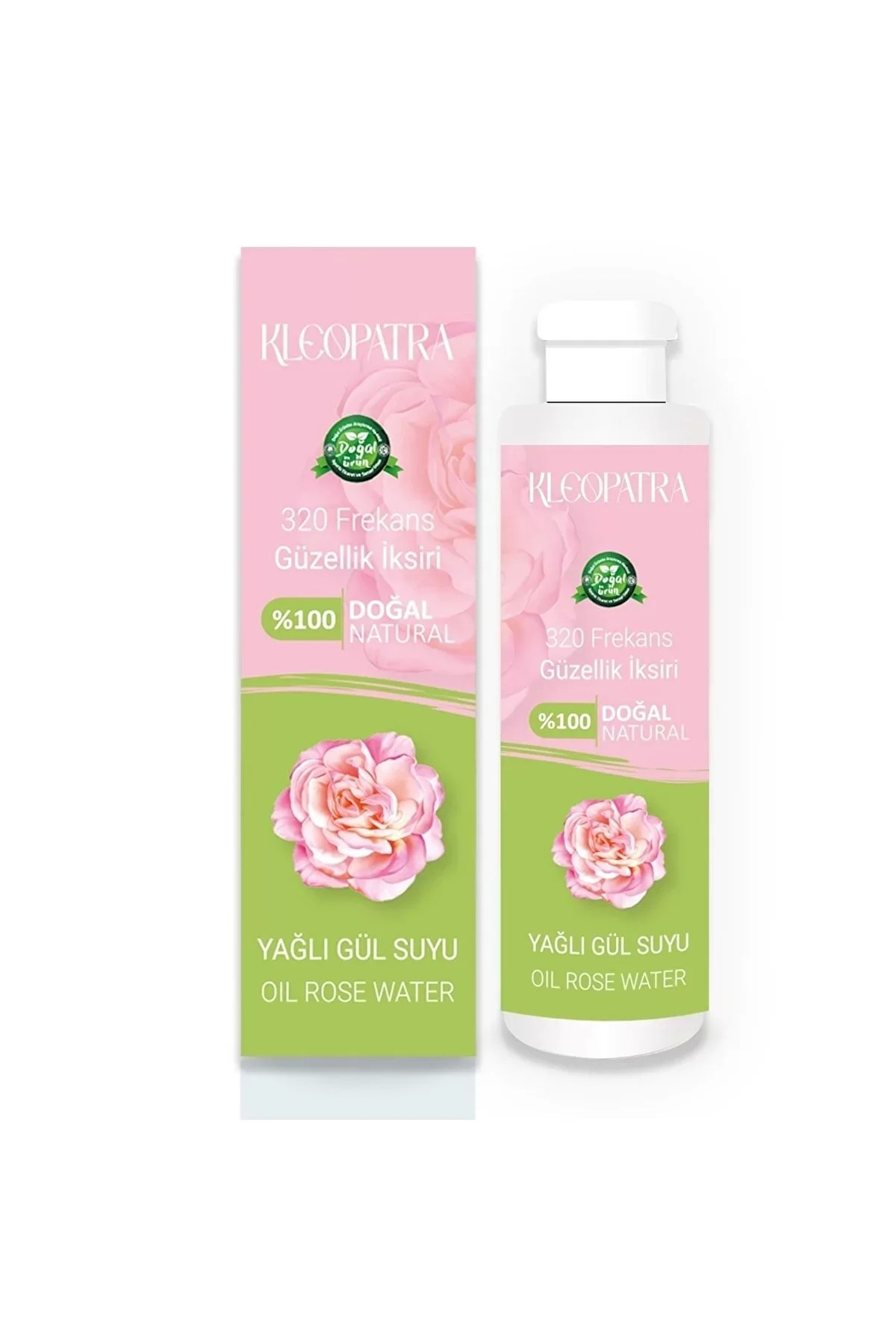 Clean Rose Kleopatra Doğal Yağlı Gül Suyu 390 ml