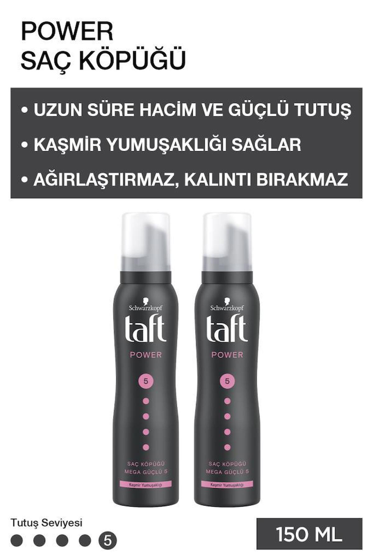 Taft Power Kaşmir Köpük 150 ml x 2 Adet