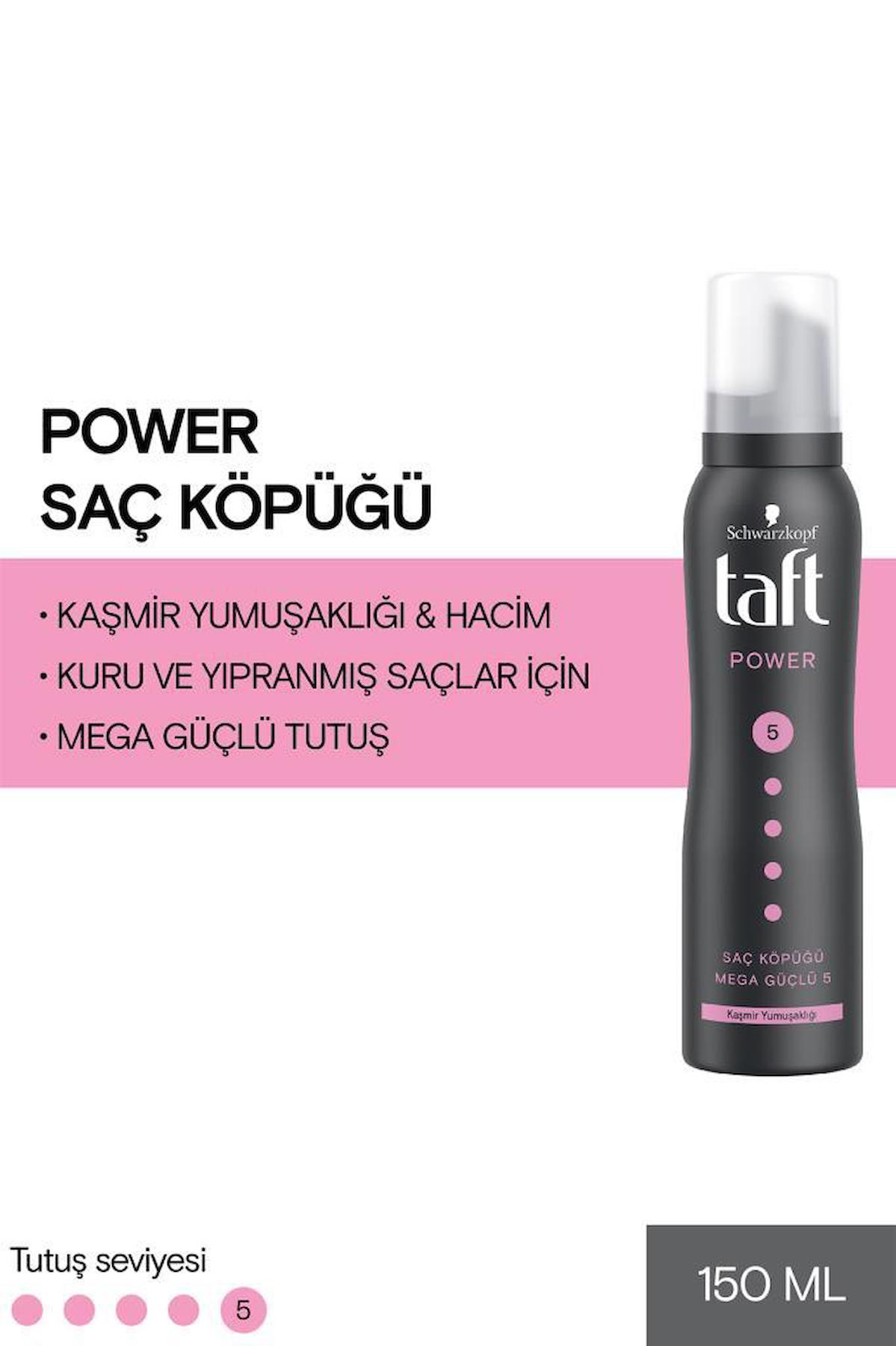 Taft Power Kaşmir Köpük 150 ml x 2 Adet