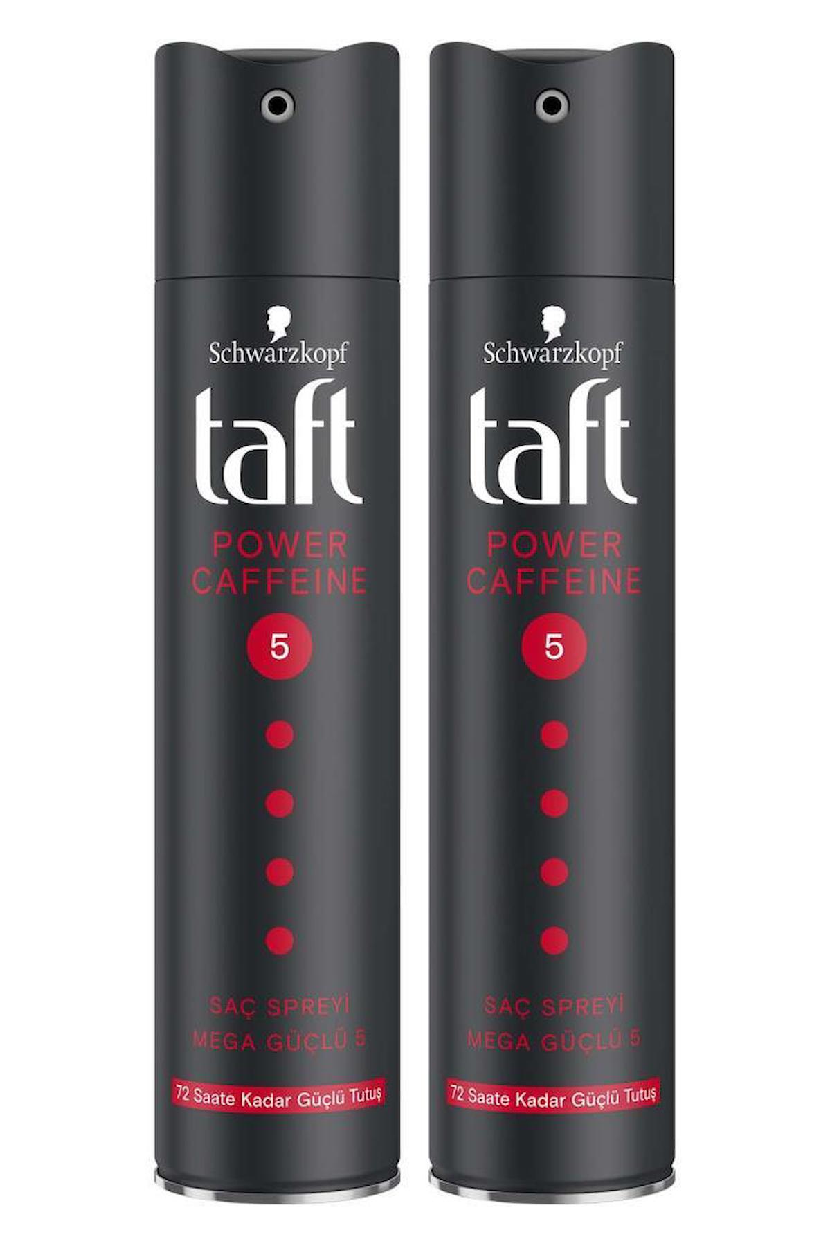 Taft Power Kafein Sprey 250 ml x 2 Adet