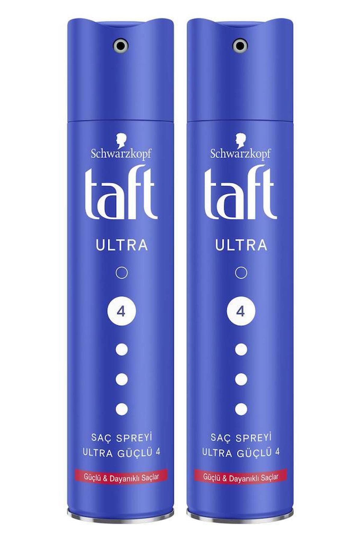 Taft Ultra Güçlü Sprey 250 ml x 2 Adet