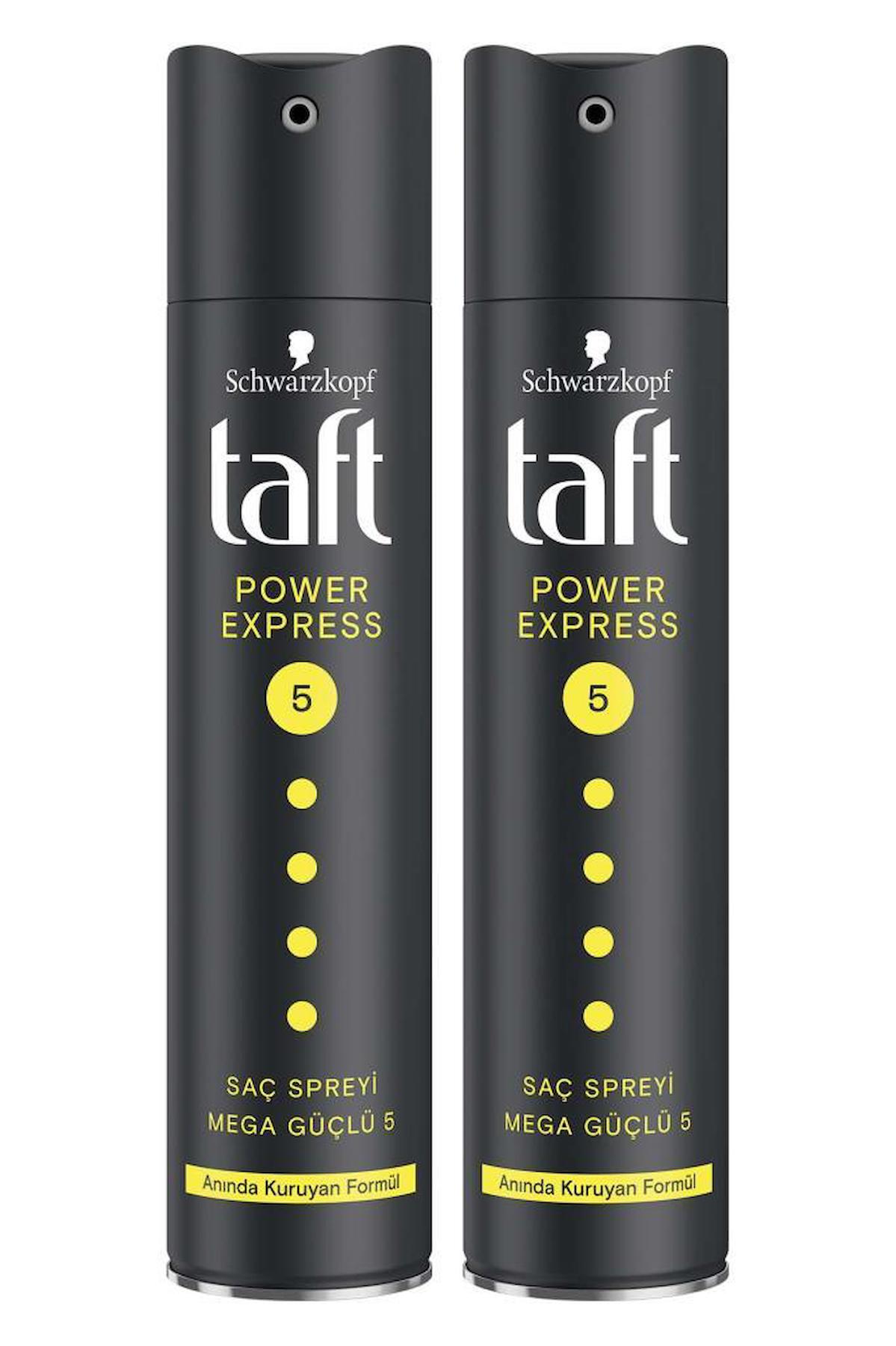 Taft Power Express Sprey 250 ml x 2 Adet