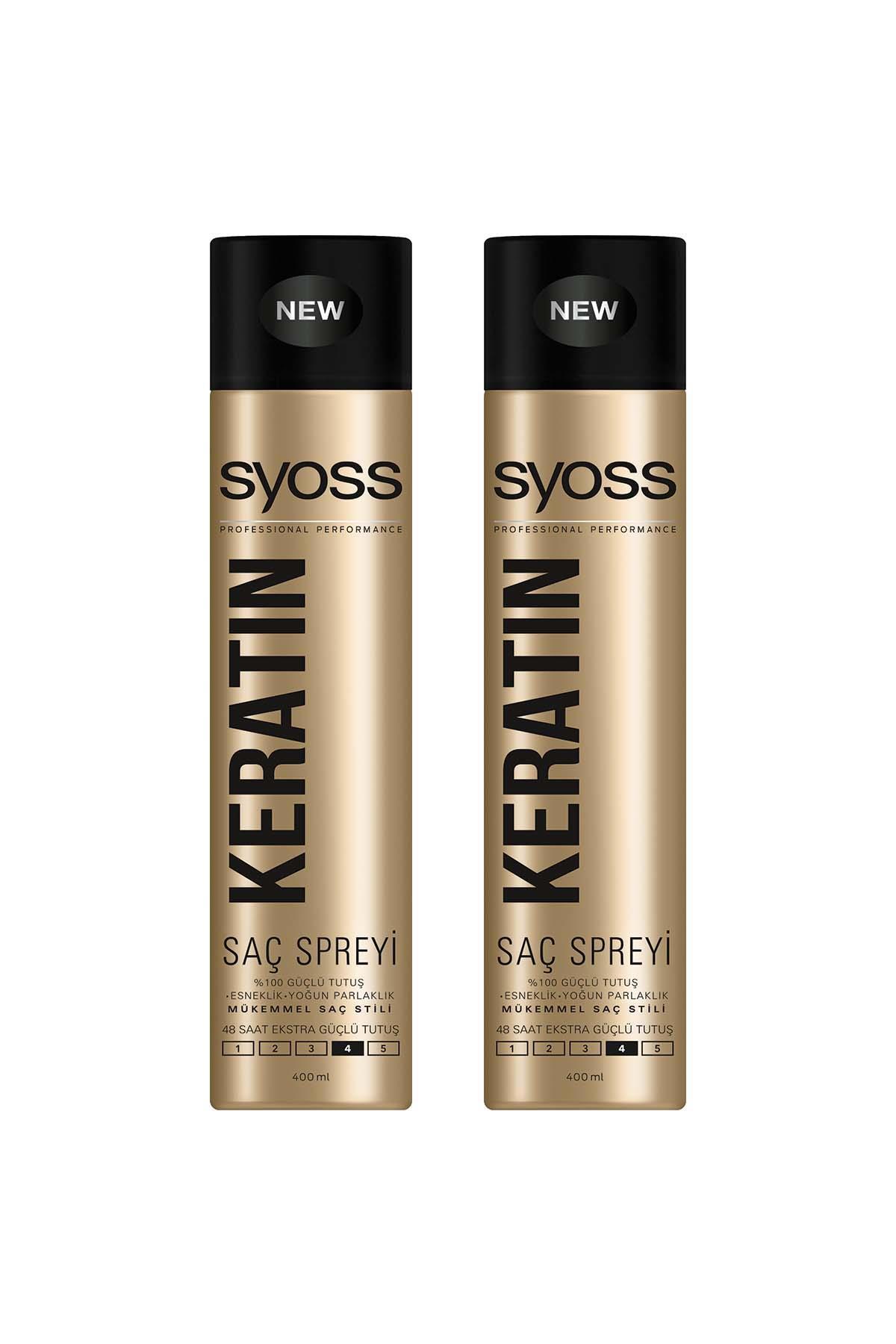 Syoss Keratin Sprey 400 ml x 2 Adet