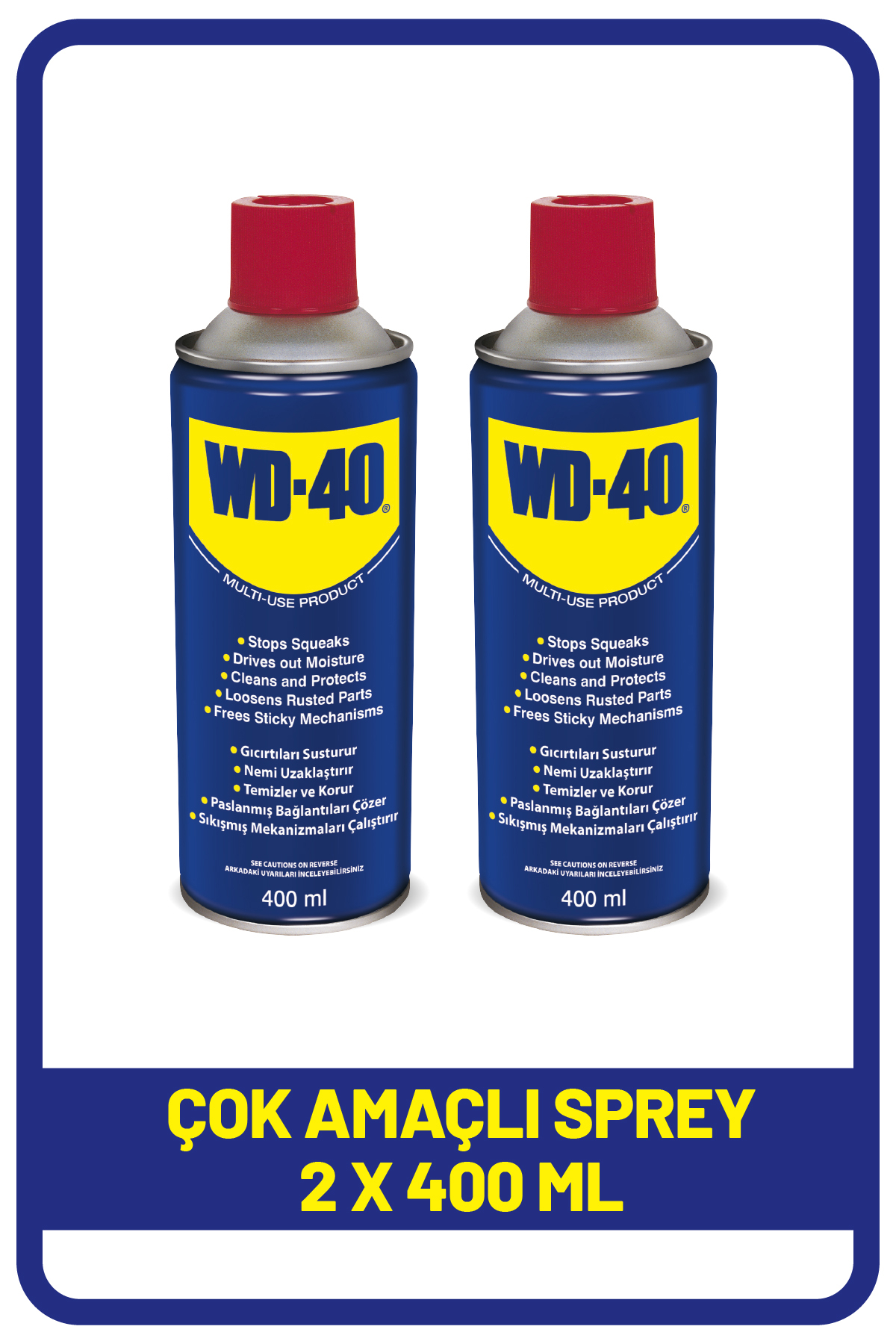 WD-40    400 ml. X 2 Adet