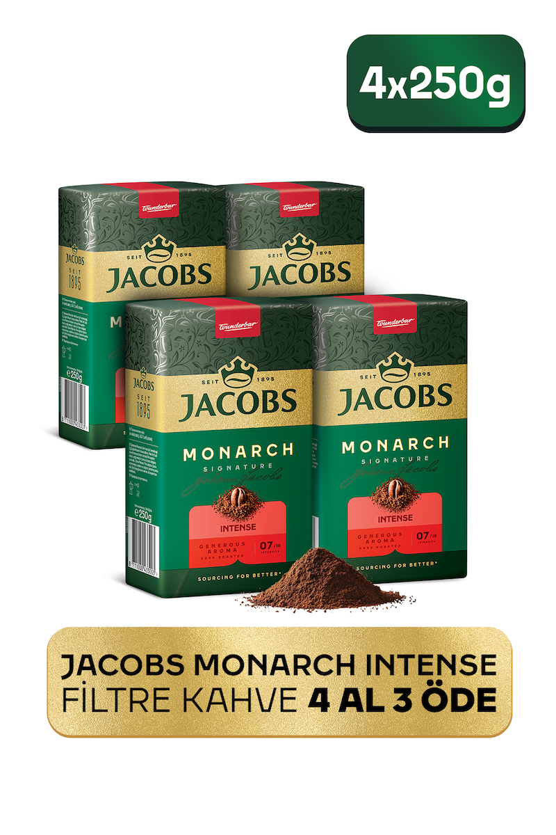Jacobs Monarch Intense Filtre Kahve 250gr 4 Al 3 Öde