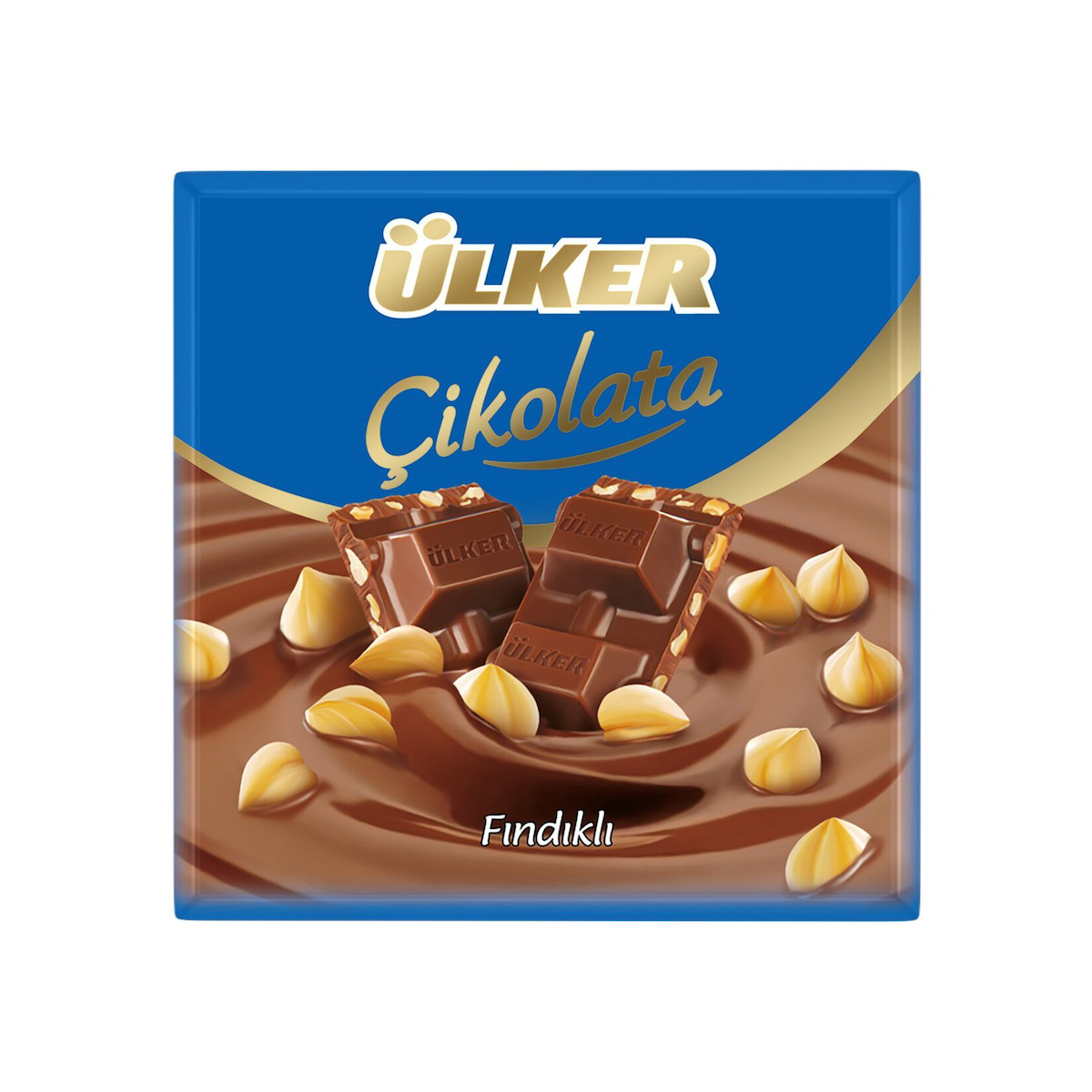 Ülker Fındıklı Kare Çikolata 60 gr 36'lı