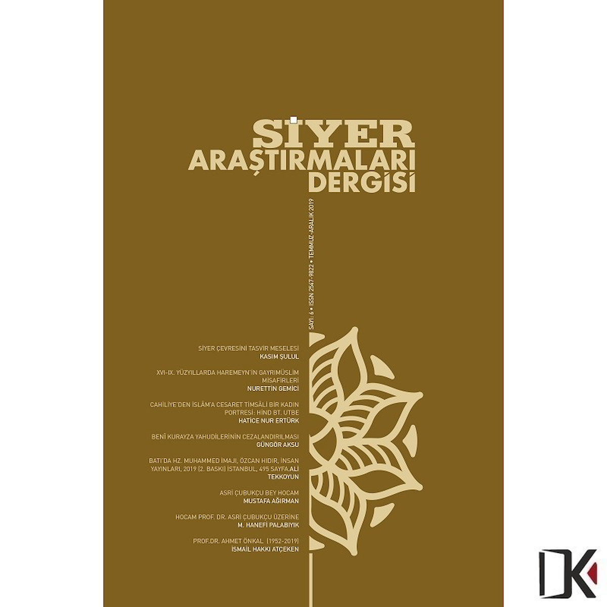 Siyer Araştırma 6.Sayı Temmuz-Aralık 2019