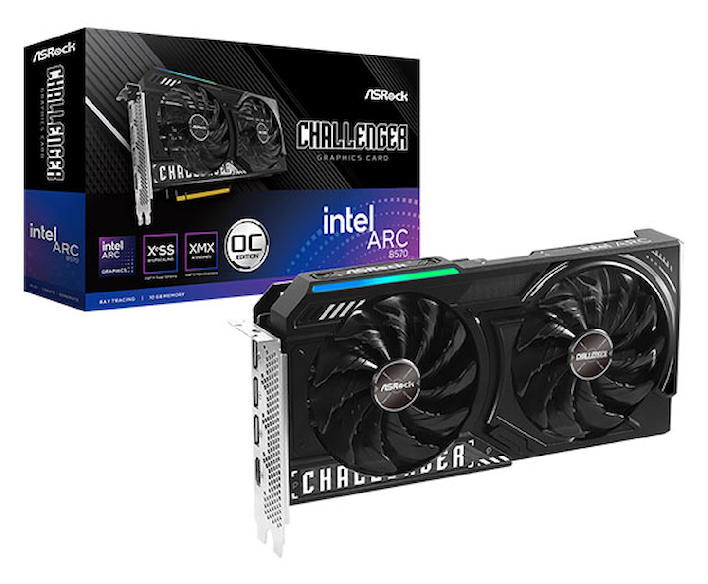 Asrock Arc B570 Challenger Ekran Kartı 10 GB GDDR7 256 Bit