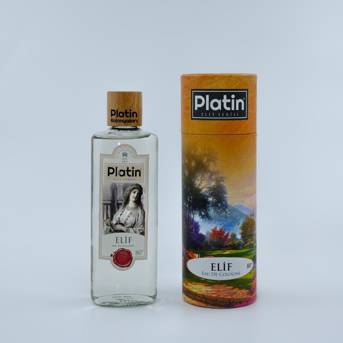 Platin Elif 80 Derece Cam Şişe 250 ml Kolonya