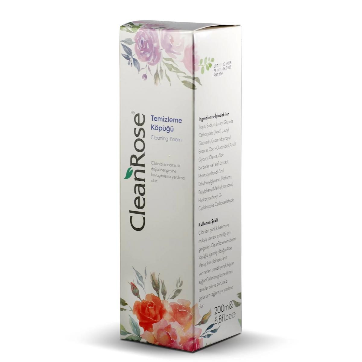 CLEAN ROSE TEMİZLEME KÖPÜĞÜ 200 ML