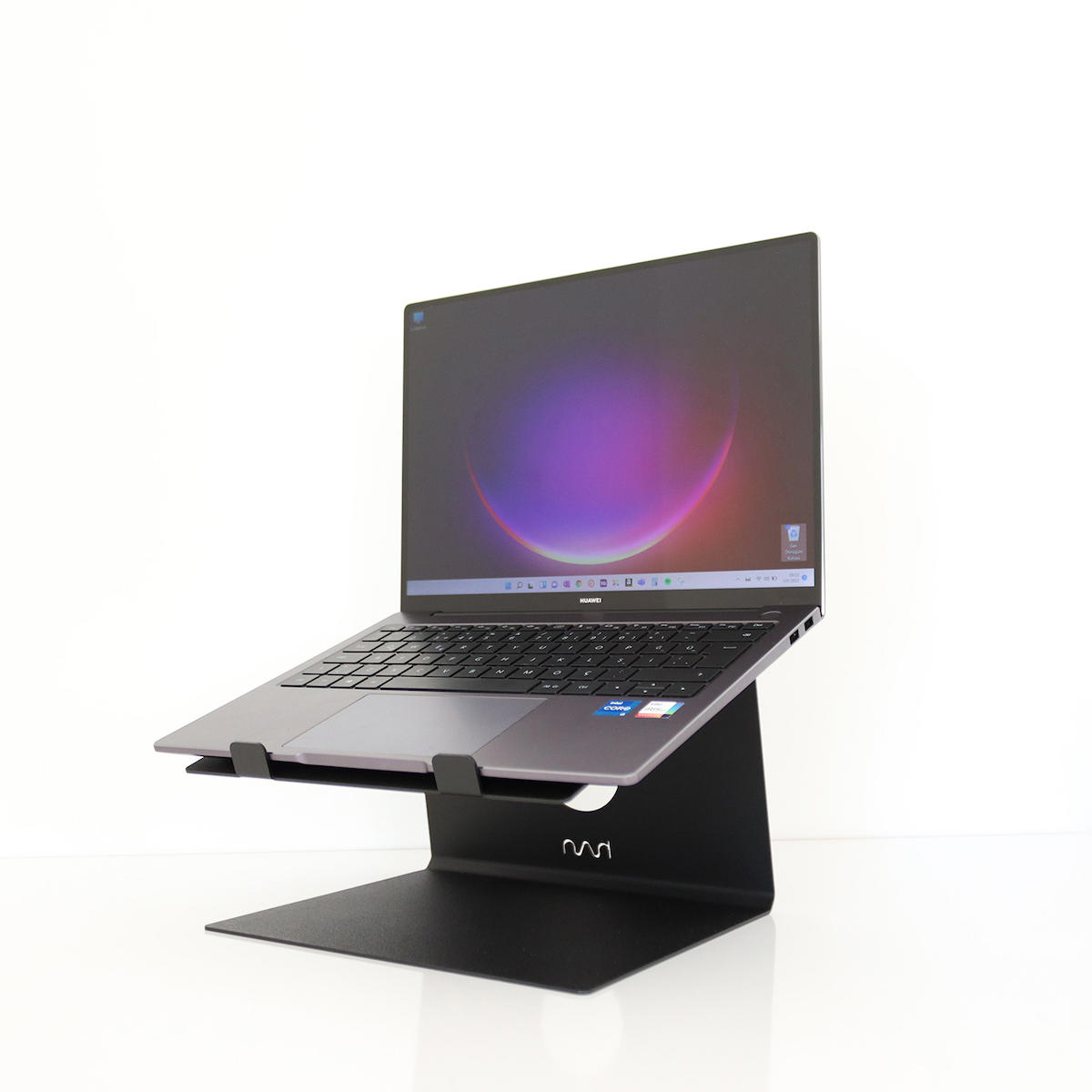 Hansdo Laptop Standı - Laptop Yükseltici - Notebook Standı - Metal - Siyah  -SLS1BL