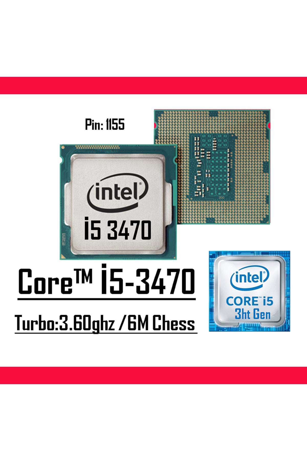 Intel® Core™ i5 3470 3.20Ghz 6MB Cache LGA 1155 Tray İşlemci