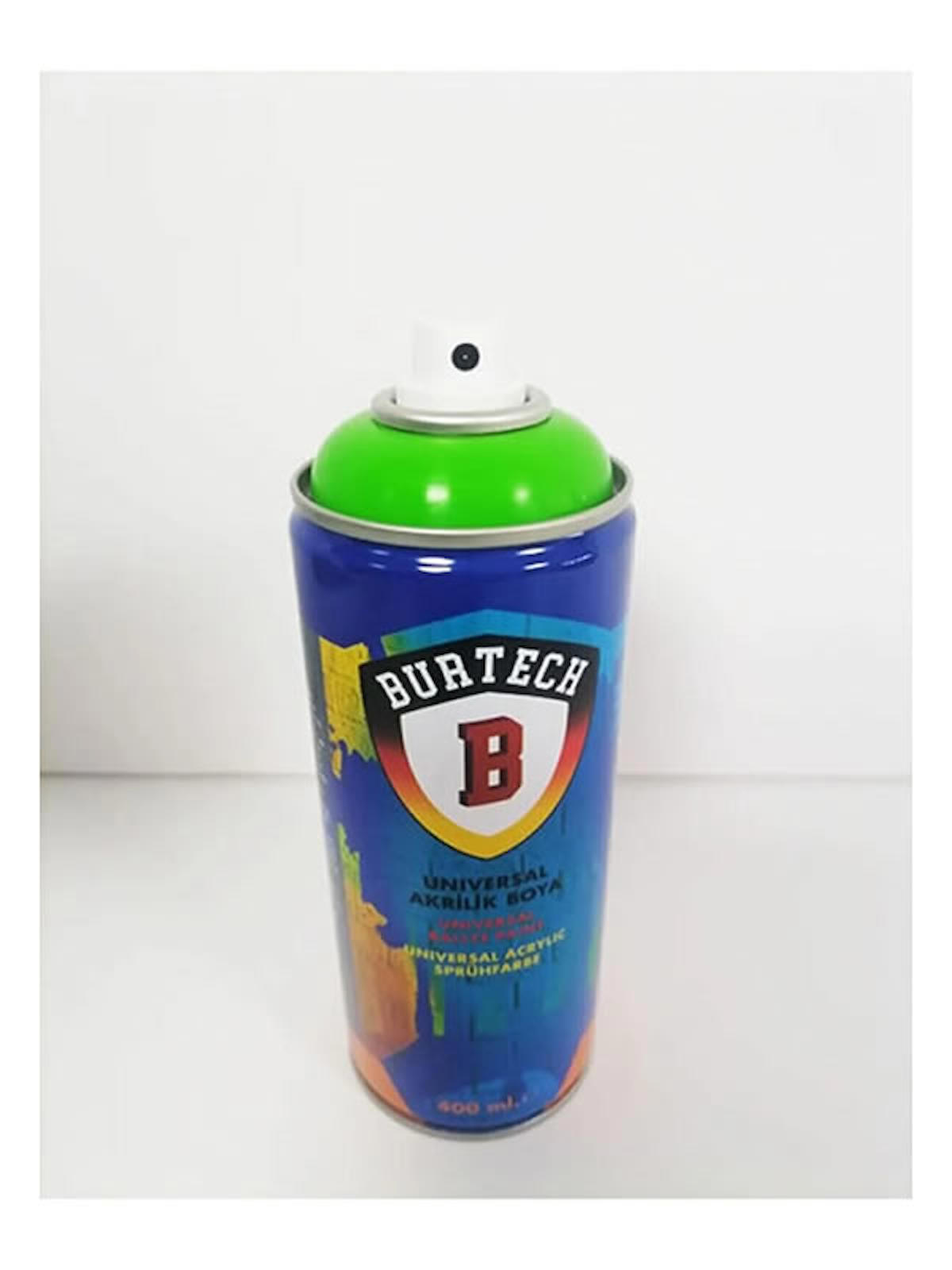 Burtech Üniversal Sprey Boya 6018 Fıstık Yeşil 400 Ml