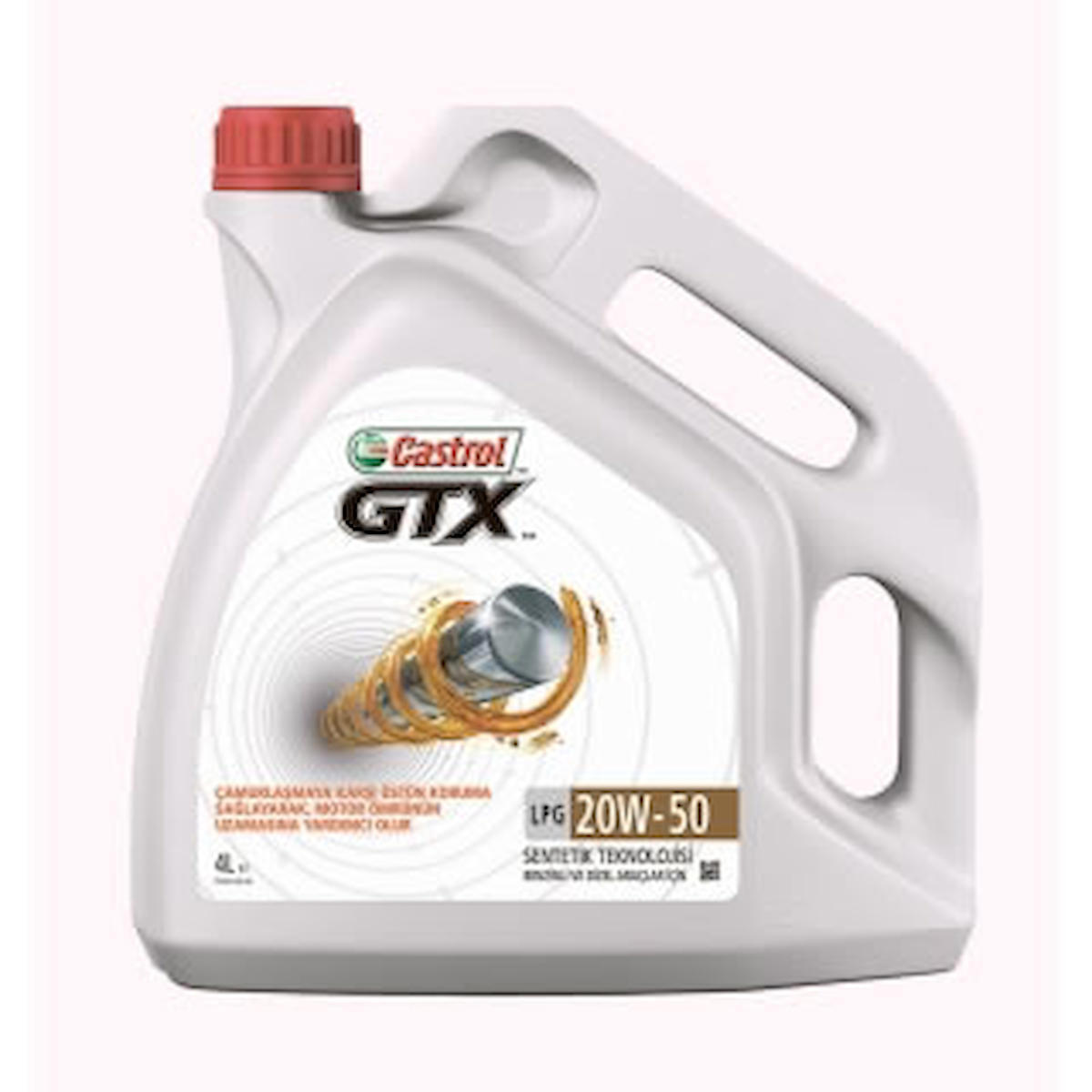 Castrol Gtx Lpg 20w50 - 4 Lt - Benzinli Lpg Motor Yağı