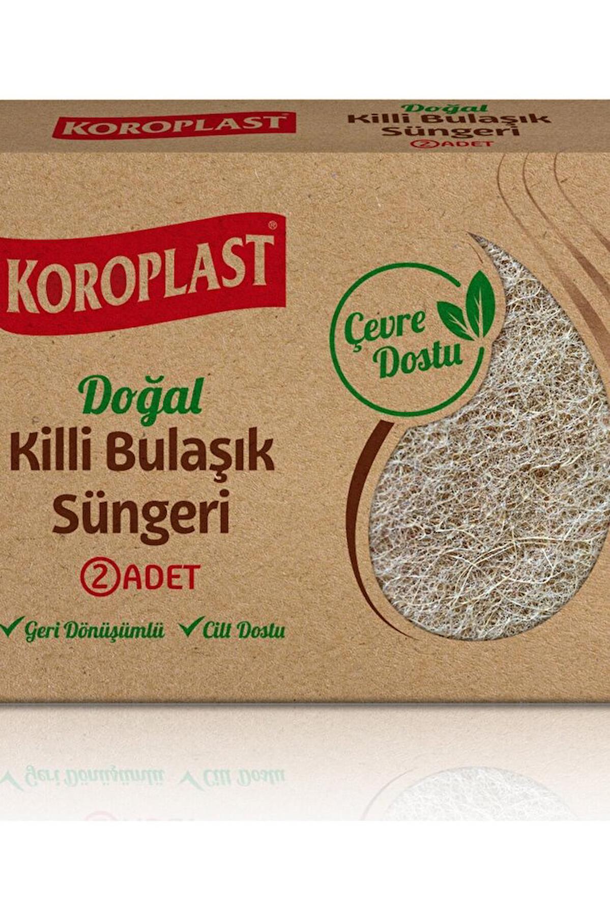 Doğal Killi Bulaşık Süngeri 2'li