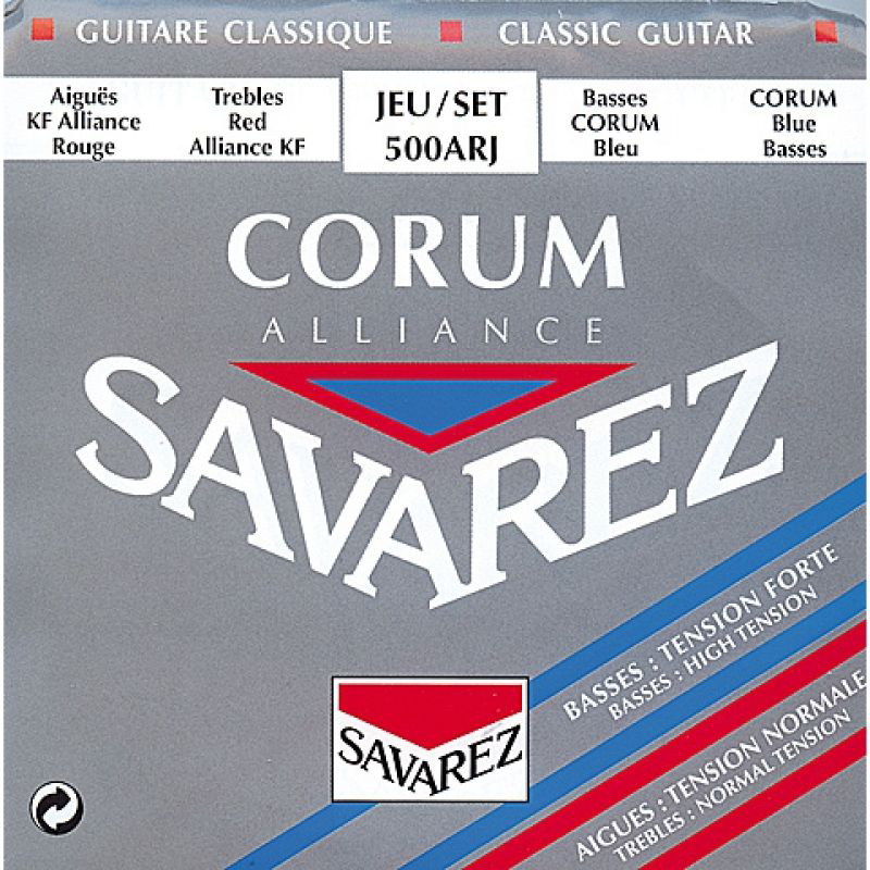 Savarez 500ARJ Alliance Hard Tension Classic Rouge Blue Klasik Gitar Teli